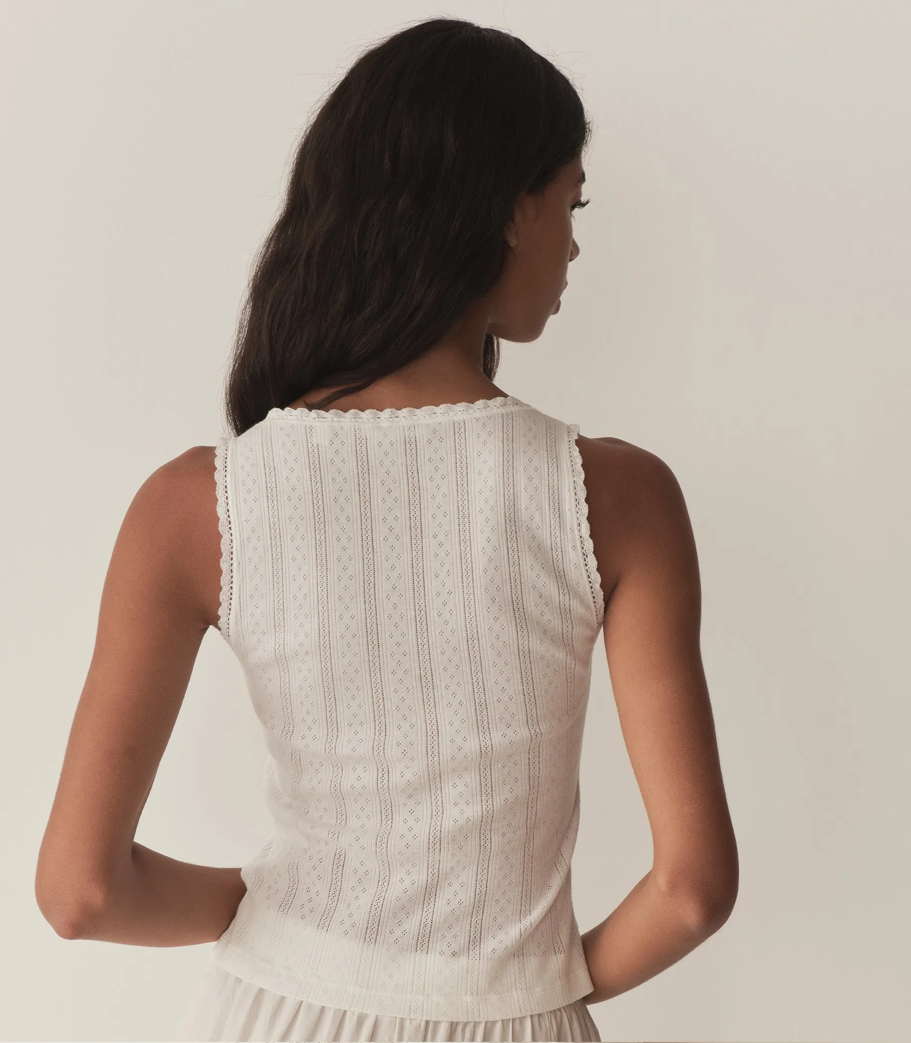 LOIS TANK -- SALT QUELLE JOLIE POINTELLE sold by Doen product image thumbnail 5