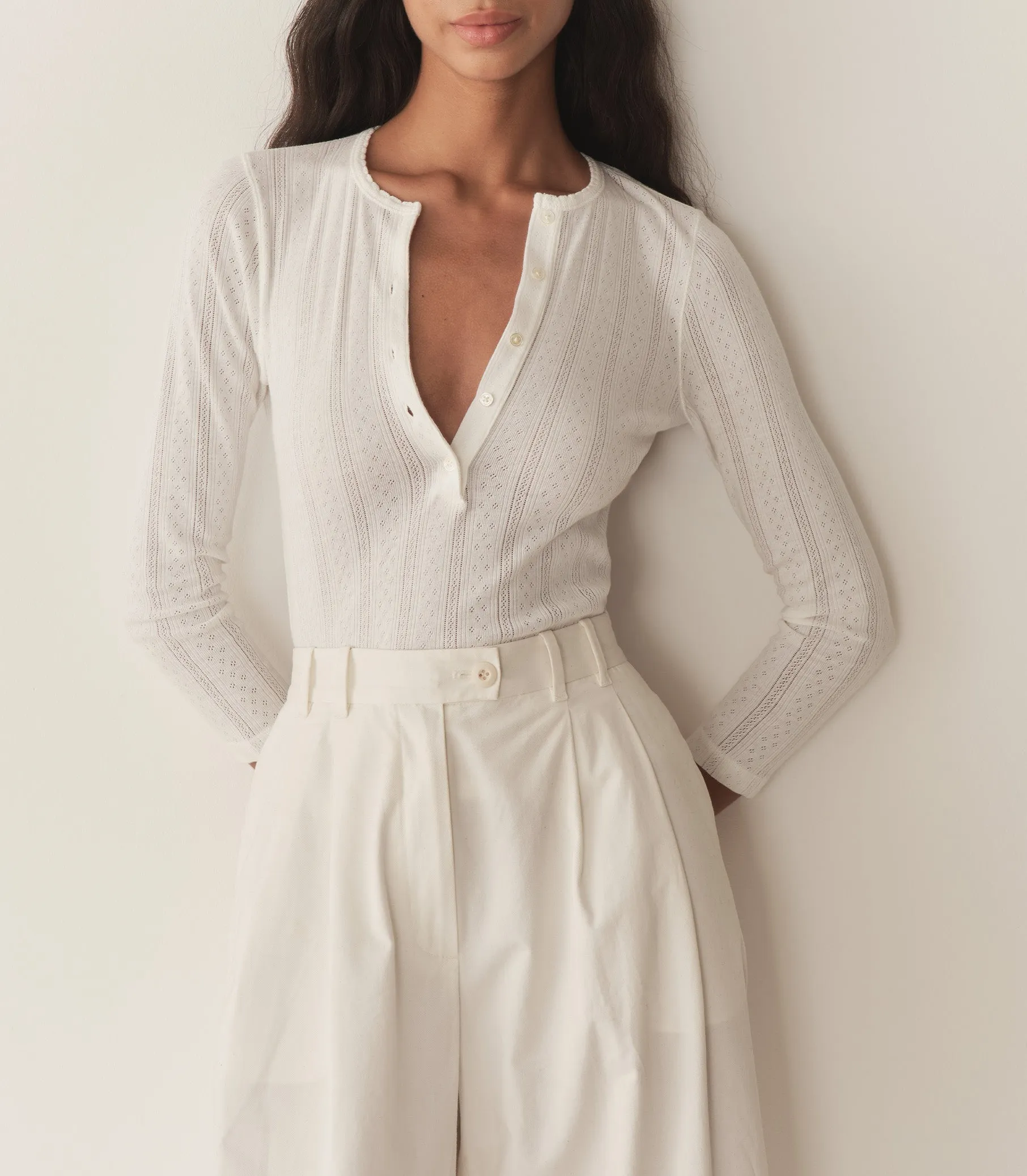 PAOLA TEE -- SALT QUELLE JOLIE POINTELLE sold by Doen