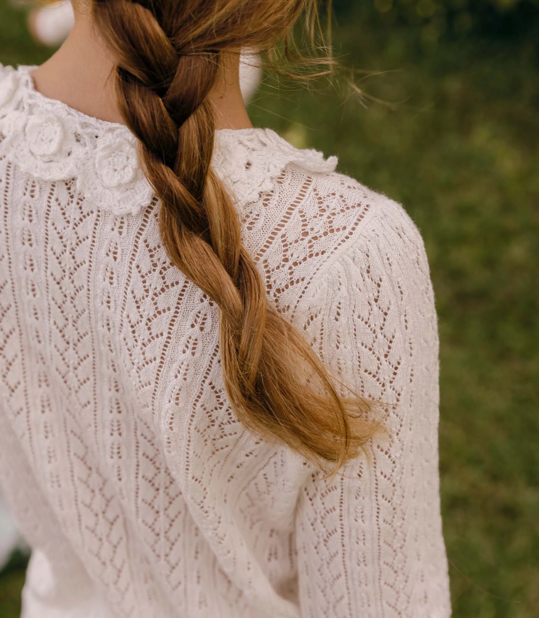 LITTLE MARTINA CARDIGAN -- PALE LILY sold by Doen product image thumbnail 3