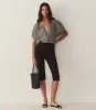 JUNE TOP -- NOIR GRETA GINGHAM sold by Doen