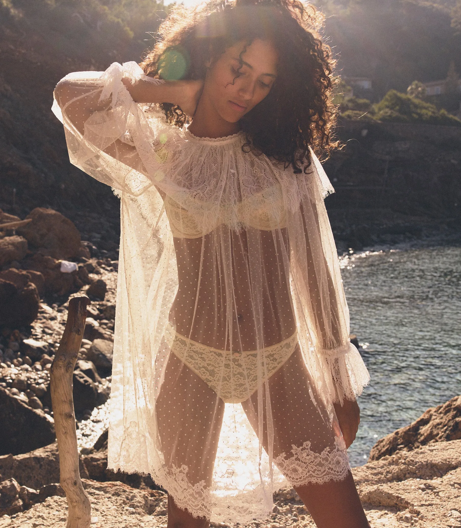 LILITH DRESS -- CREME DE LUNE sold by Doen product image thumbnail 4