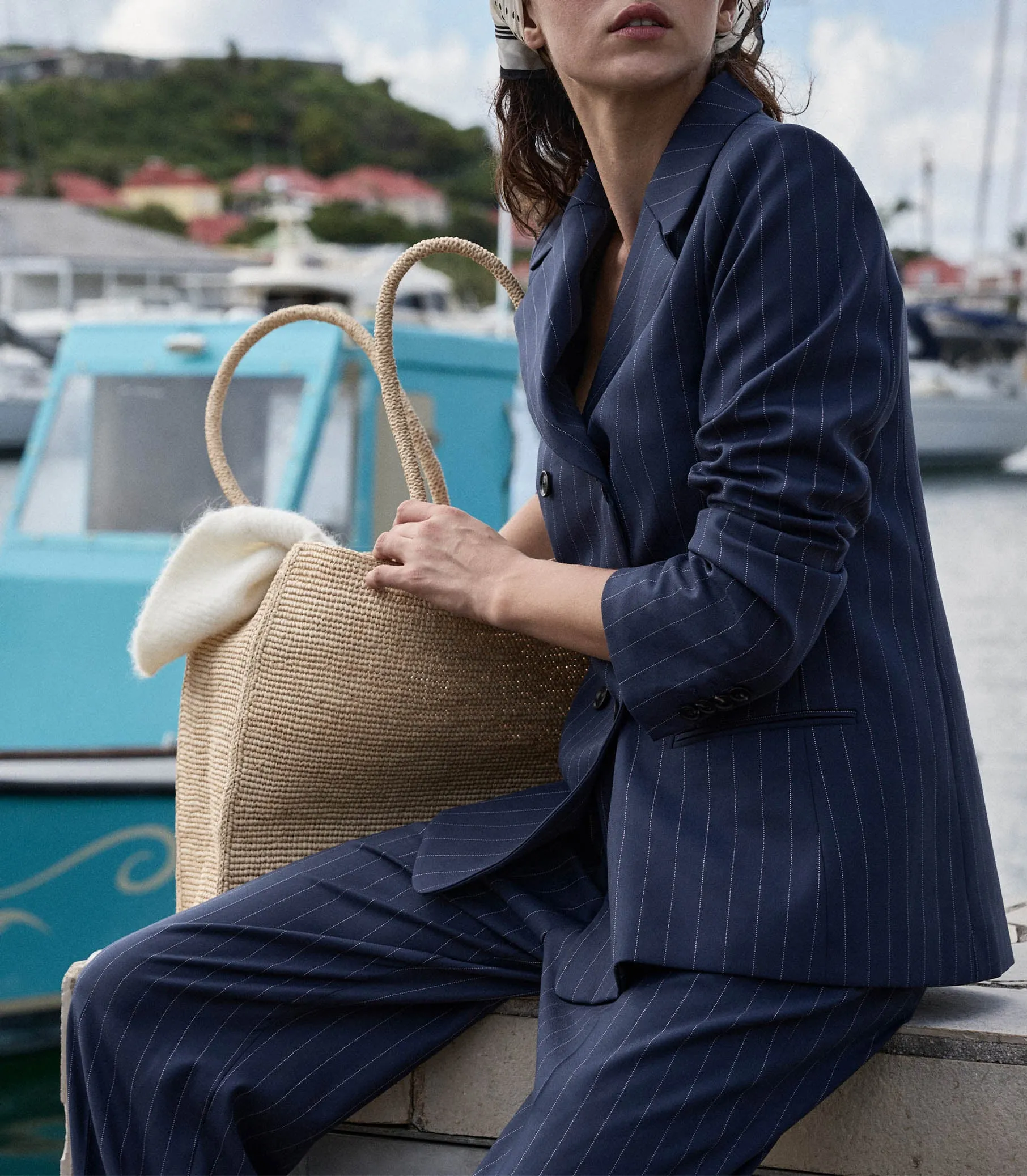 GRANDE MATHILDE BAG -- NATURAL RAFFIA sold by Doen product image thumbnail 3