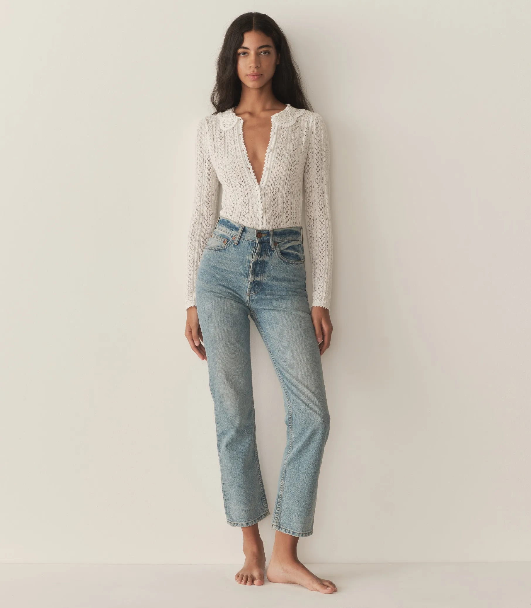 MARTINA CARDIGAN -- PALE LILY sold by Doen product image thumbnail 2