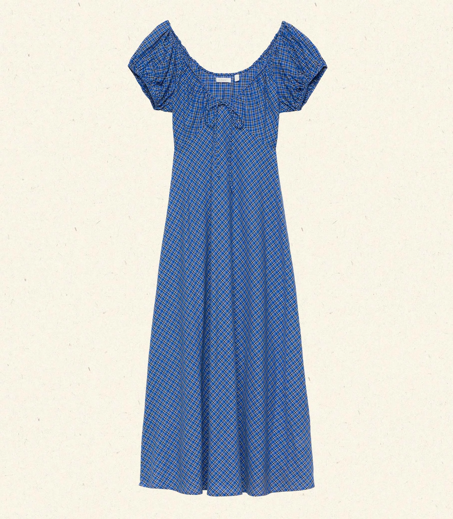 SOFIA DRESS -- CASSIS CHECK sold by Doen product image thumbnail 5