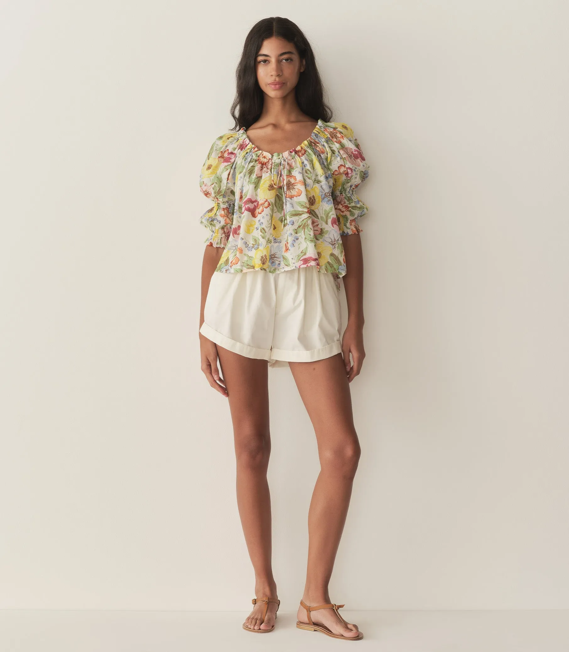 INEZ TOP -- BLANC ANEMONE BLOOM sold by Doen product image thumbnail 4