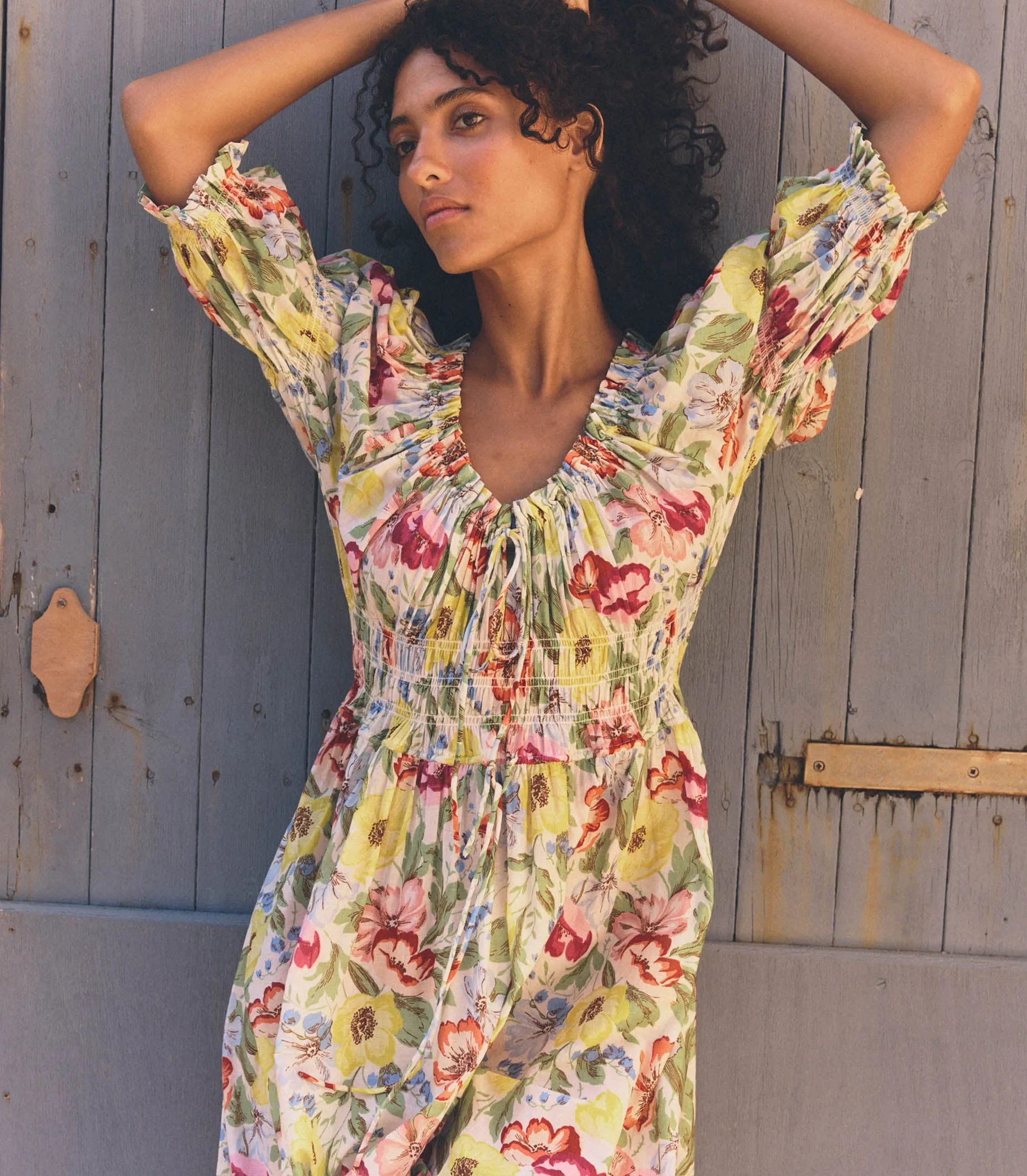 ISCHIA DRESS -- BLANC ANEMONE BLOOM sold by Doen product image thumbnail 5