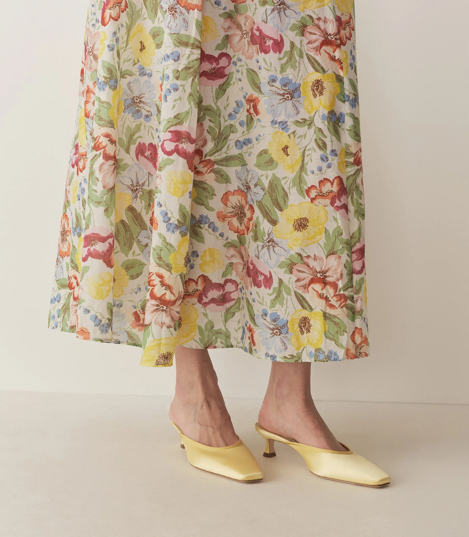 LUMA HEEL -- LEMON SATIN sold by Doen product image thumbnail 2