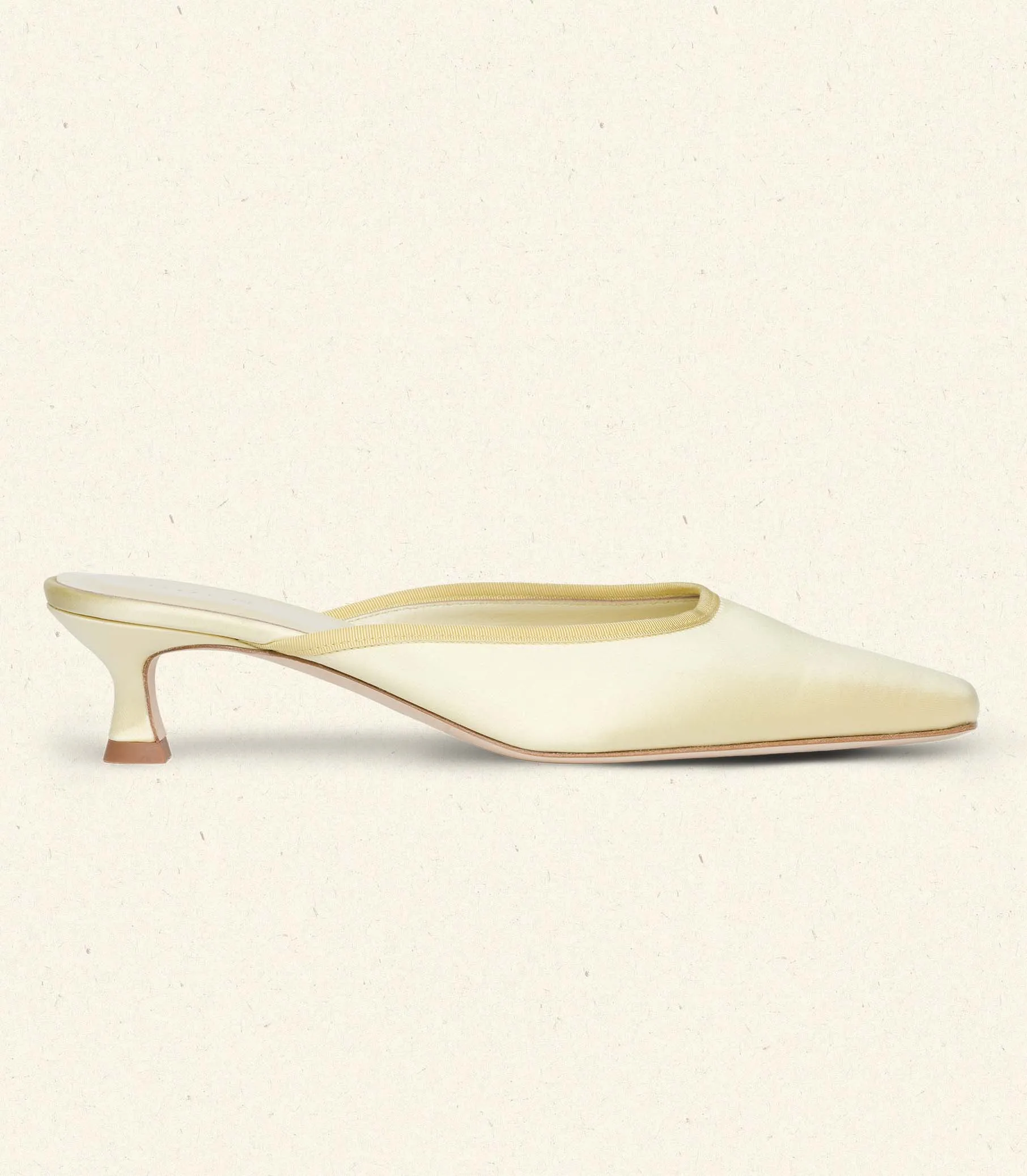 LUMA HEEL -- LEMON SATIN sold by Doen product image thumbnail 5
