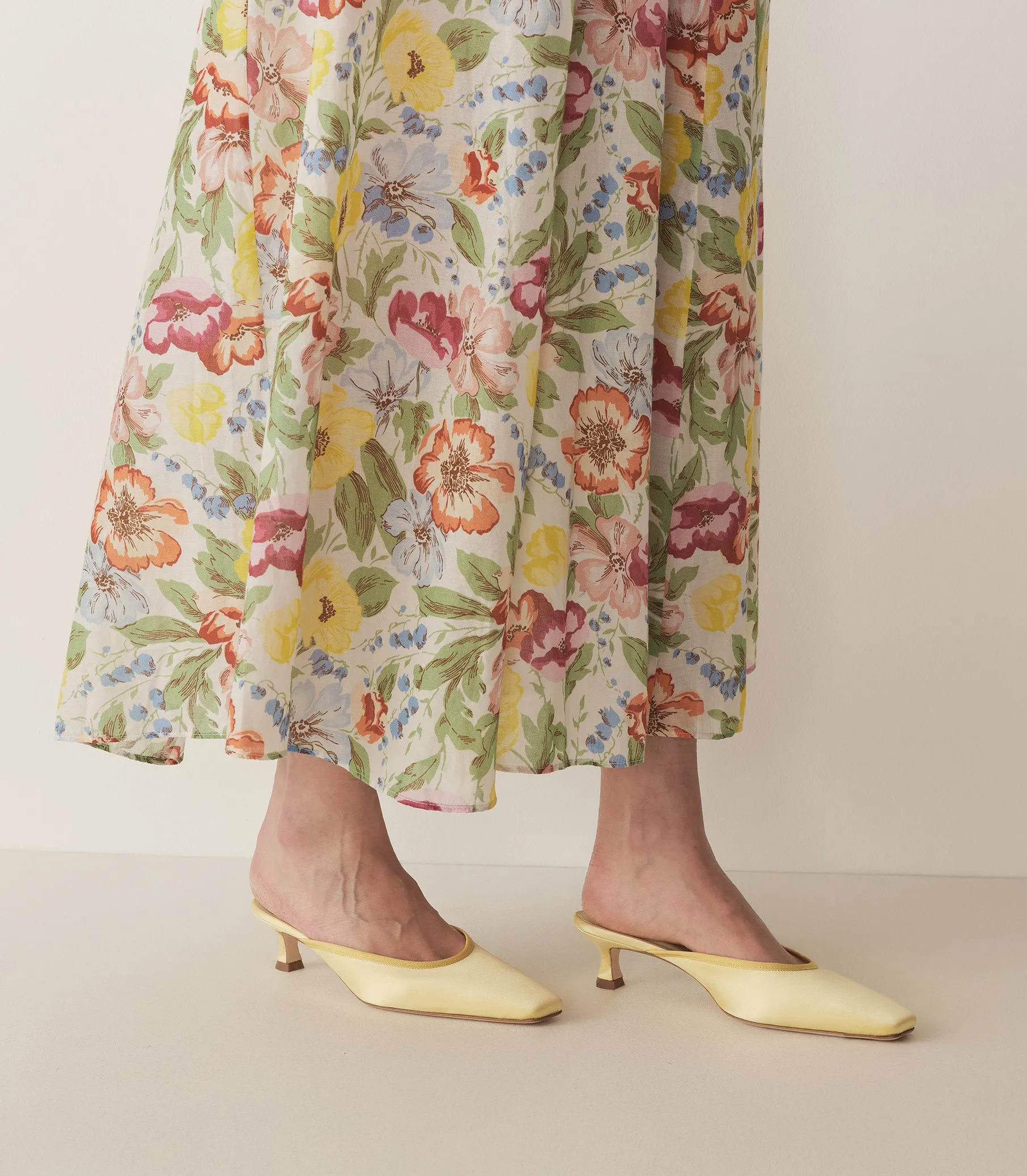 LUMA HEEL -- LEMON SATIN sold by Doen product image thumbnail 4