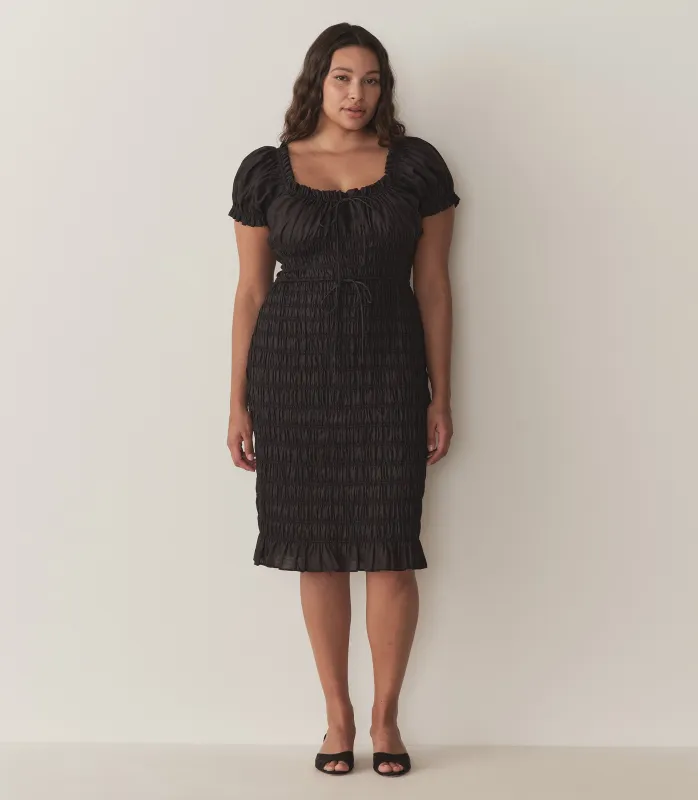 ROSALYNN DRESS -- BLACK sold by Doen