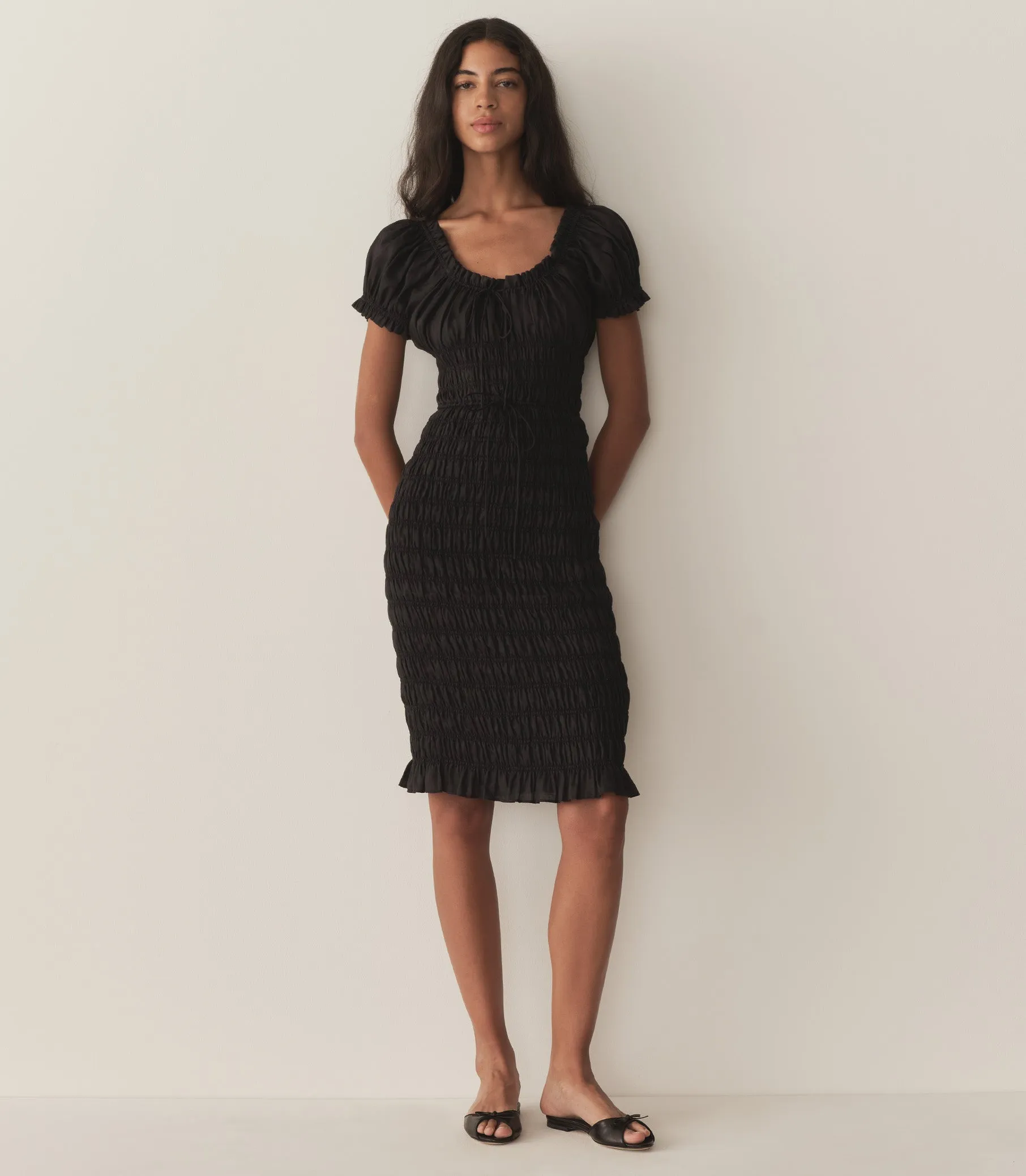 ROSALYNN DRESS -- BLACK sold by Doen product image thumbnail 3