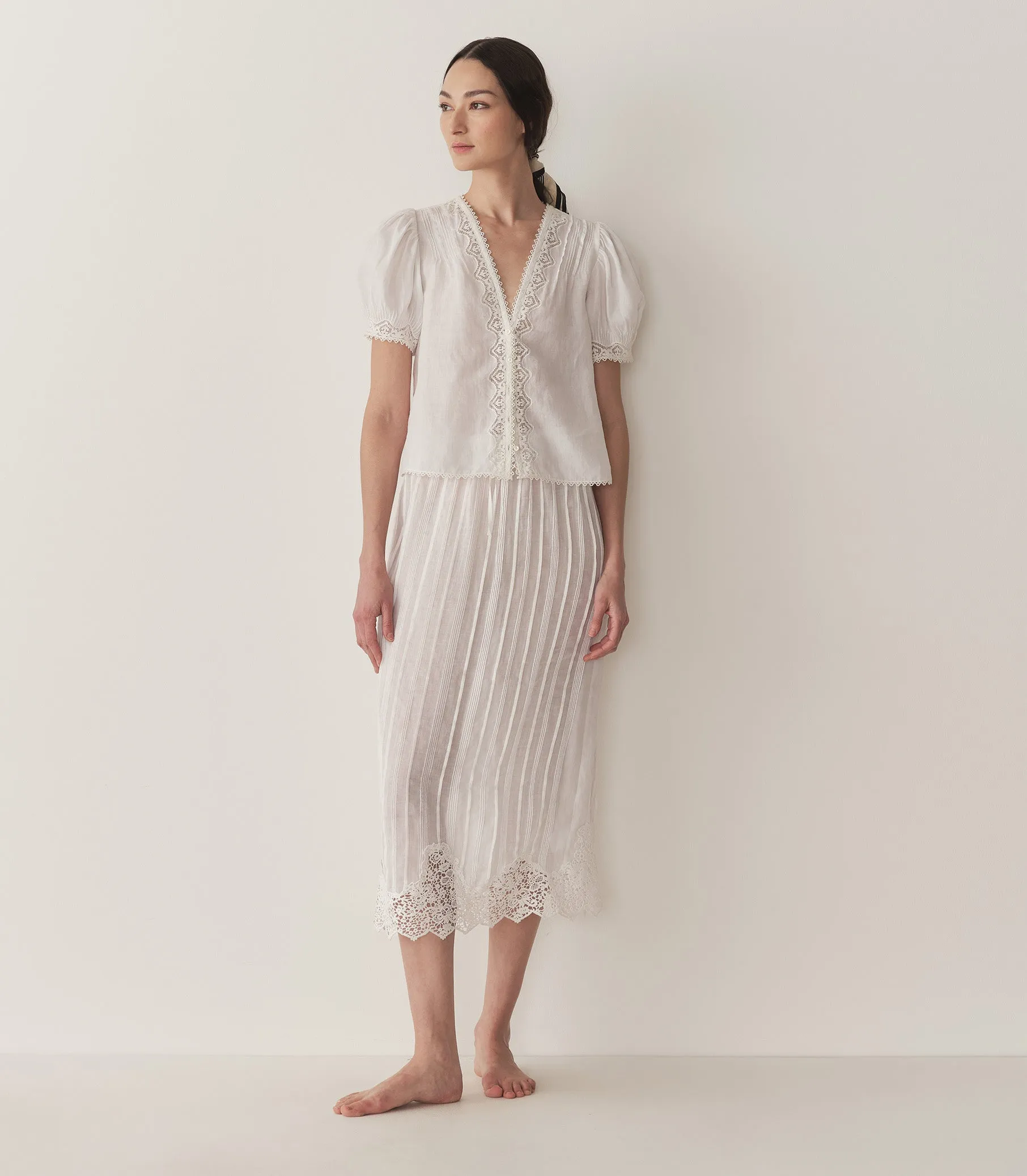 BRIGITTA TOP -- SALT sold by Doen product image thumbnail 2