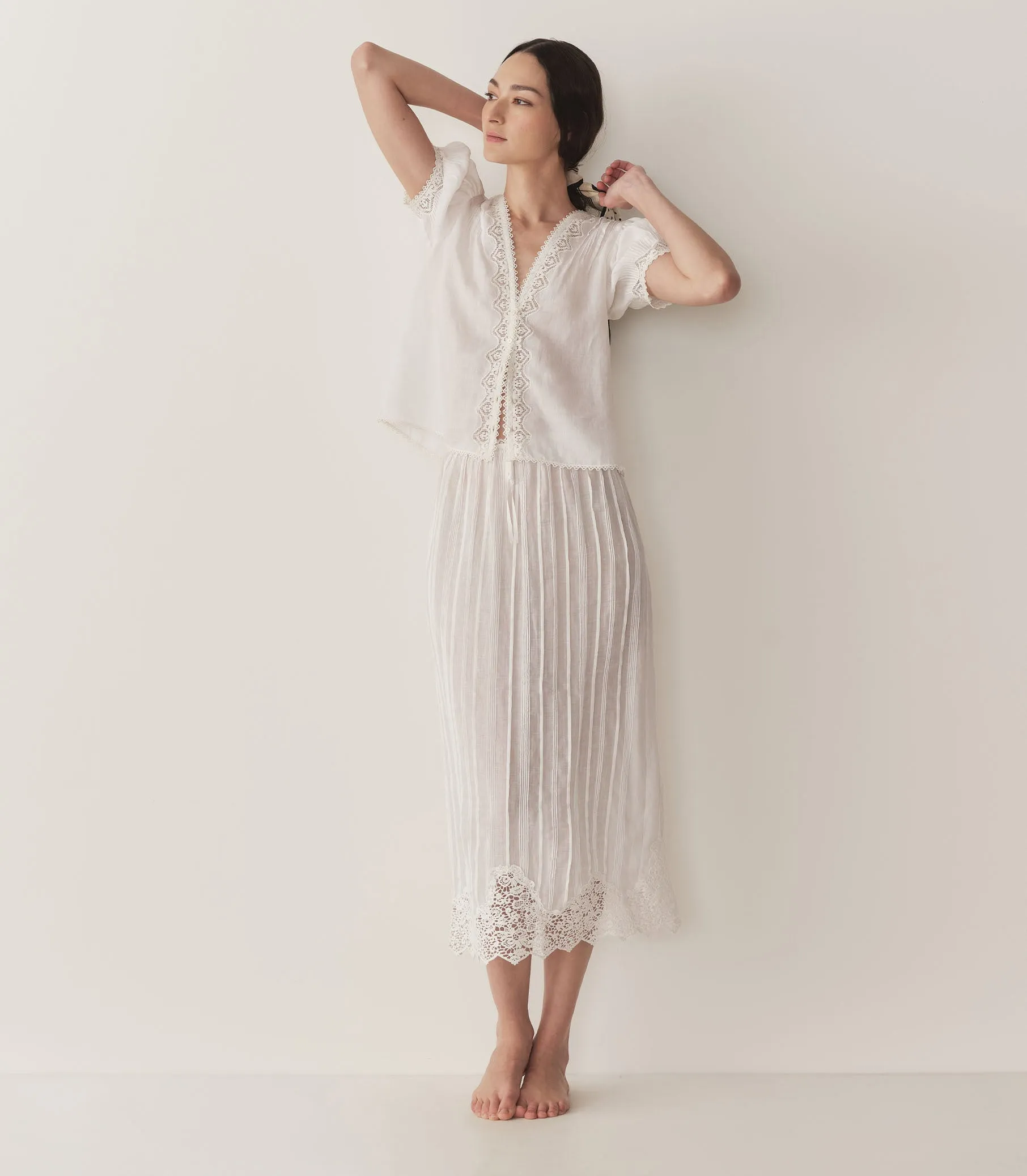 BRIGITTA TOP -- SALT sold by Doen product image thumbnail 4