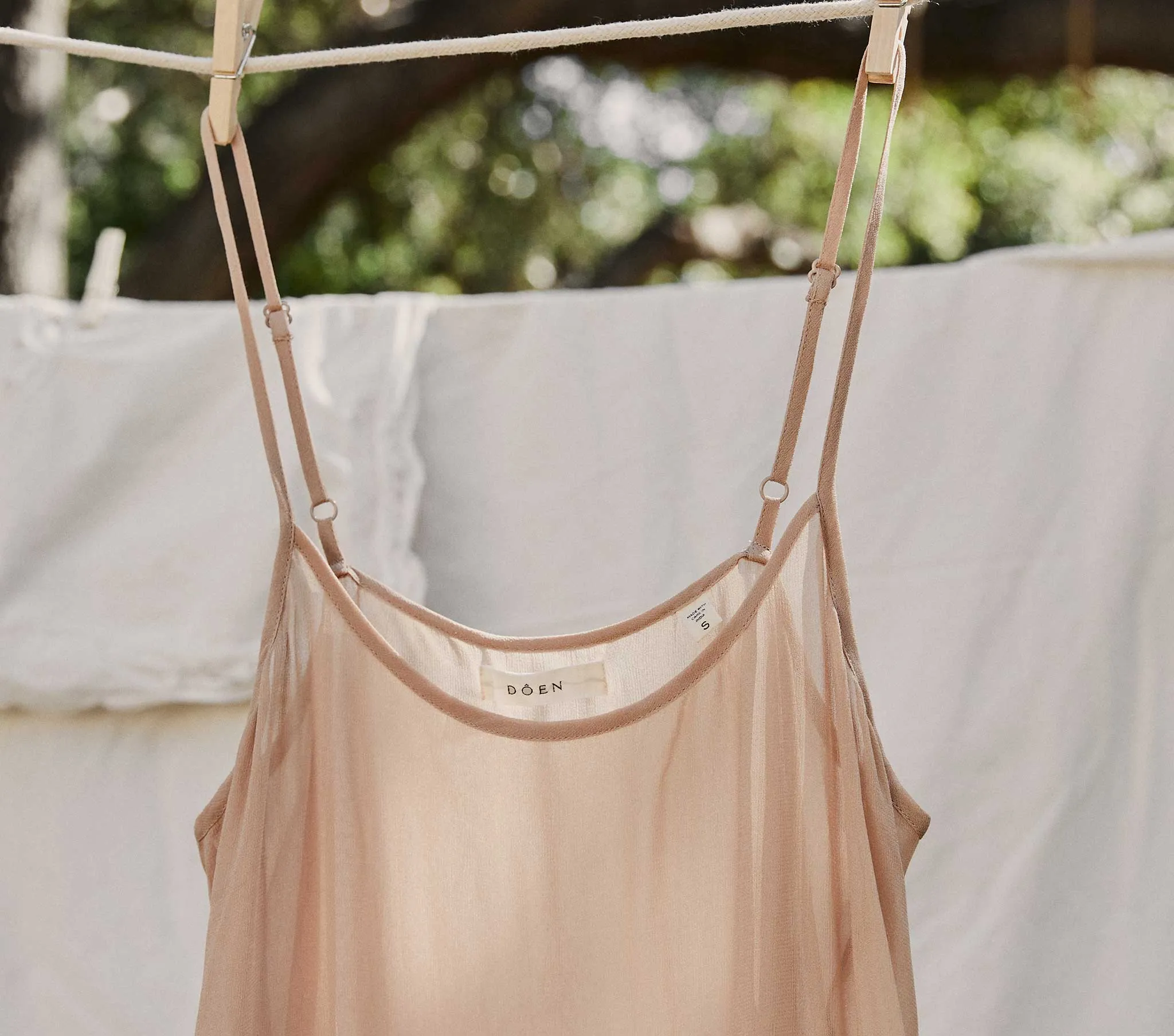 SHORT SCOOP NECK SLIP -- CONCH sold by Doen product image thumbnail 2