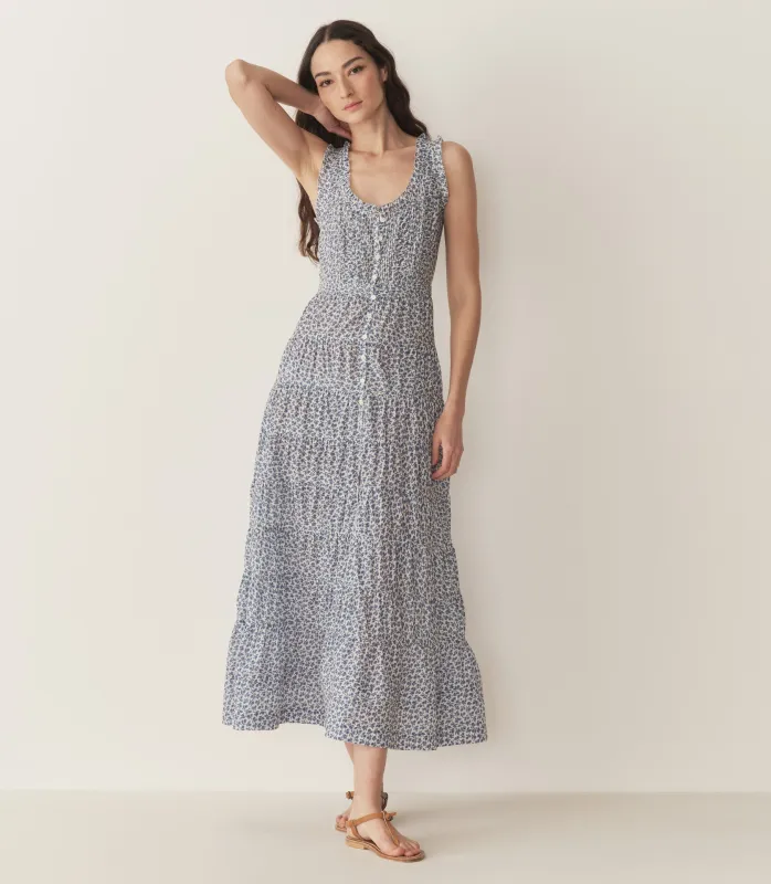 OTTESSA DRESS -- CORNFLOWER HILLSIDE BLOOM sold by Doen