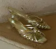 GIO SANDAL -- MIXED METALLIC LEATHER sold by Doen
