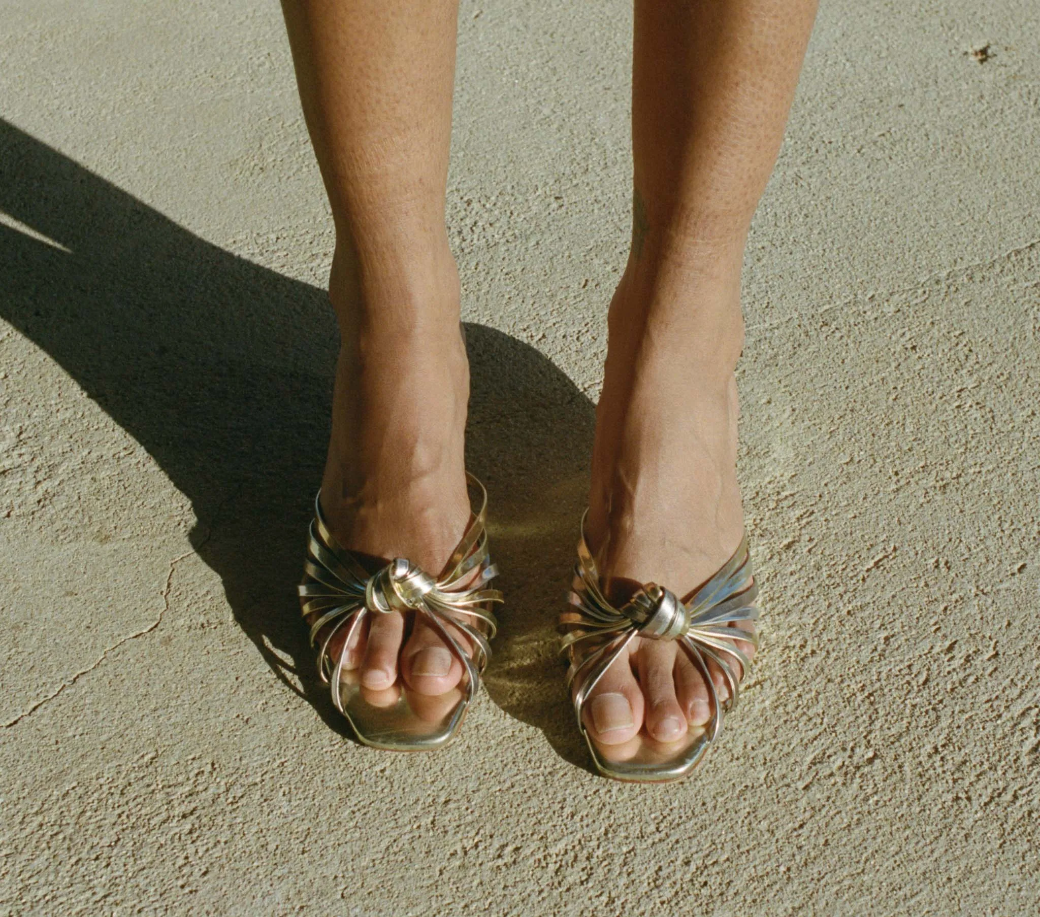 GIO SANDAL -- MIXED METALLIC LEATHER sold by Doen product image thumbnail 3