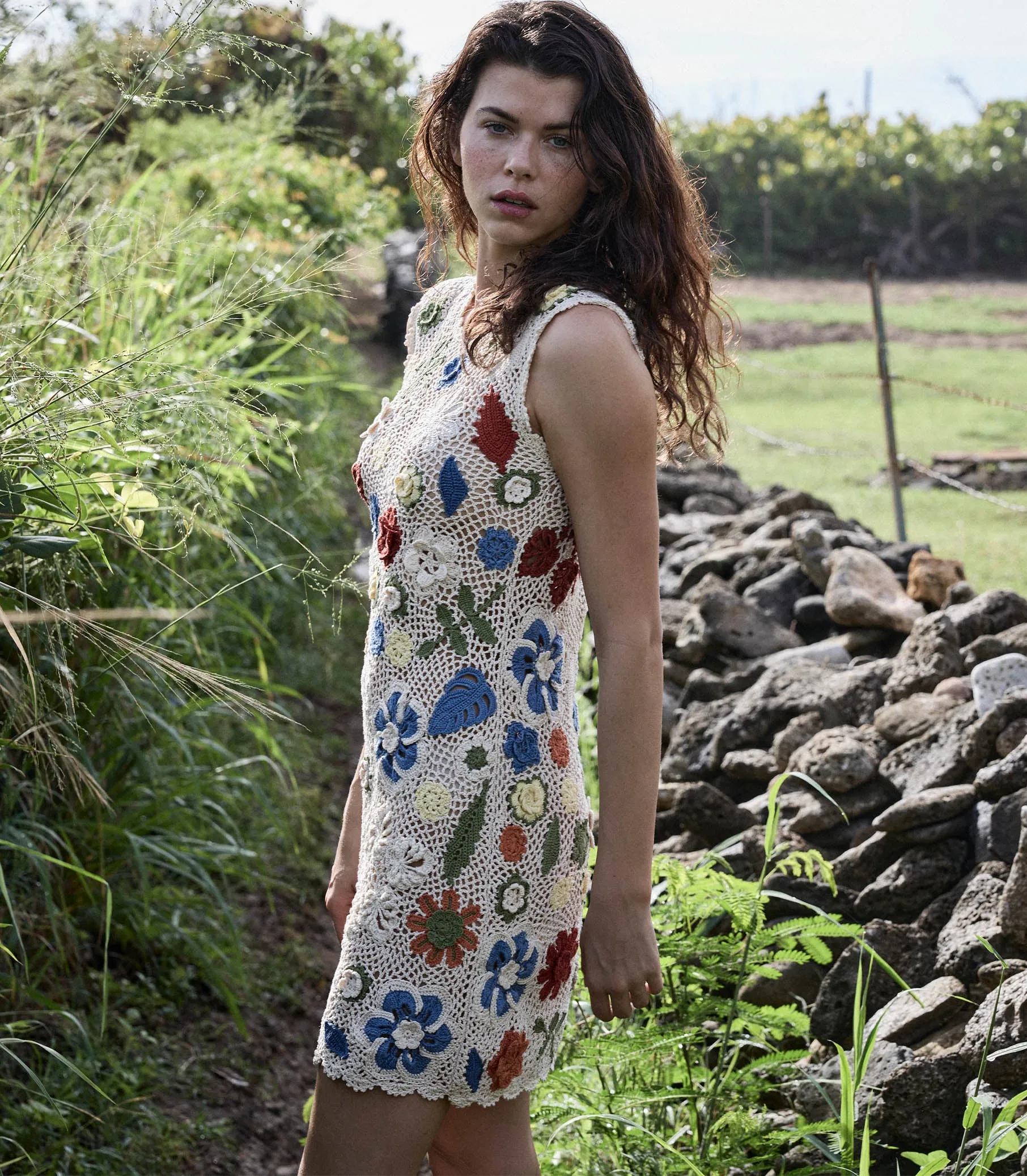 ANNALISA DRESS -- CREAM MULTI sold by Doen product image thumbnail 5