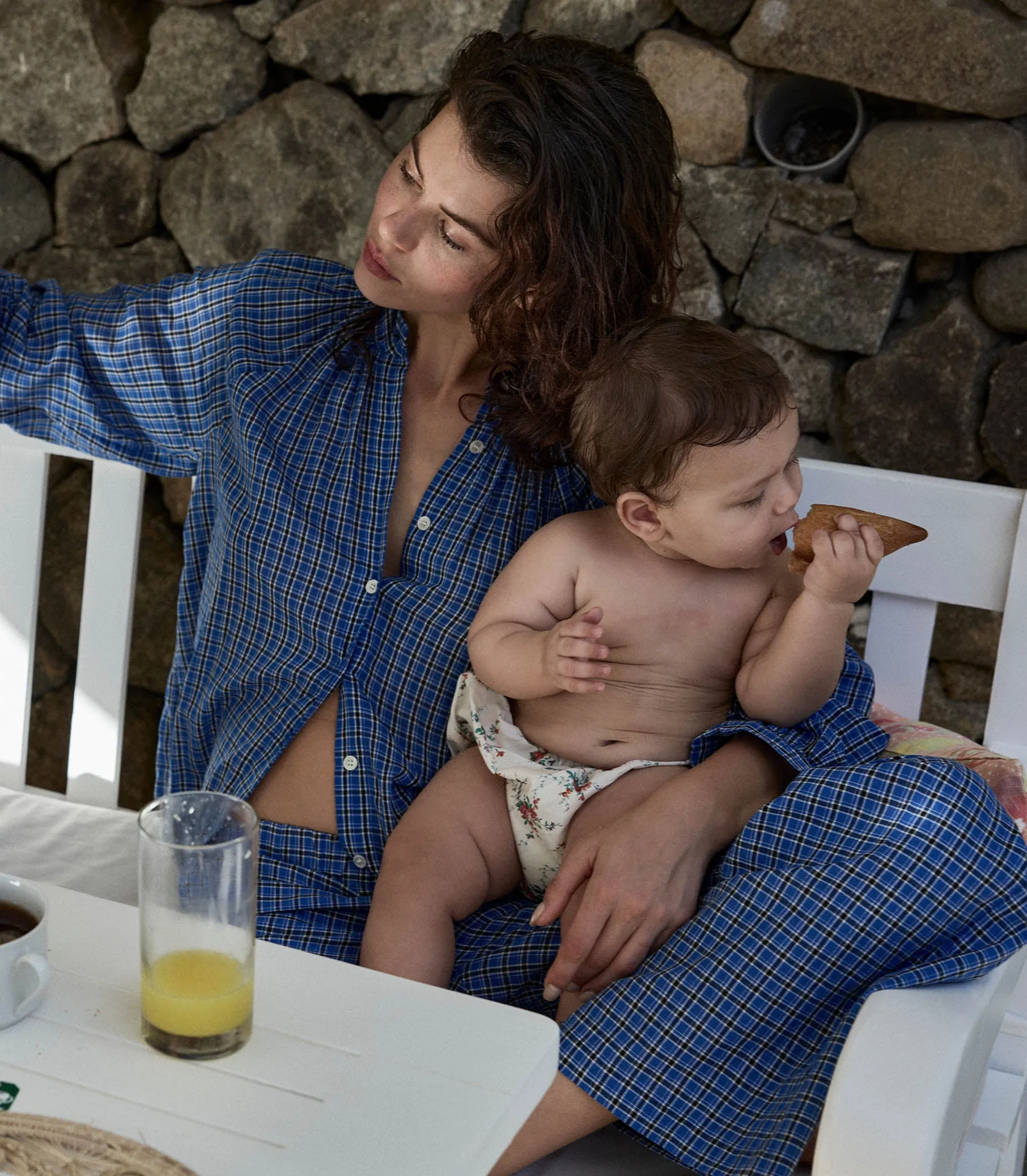 JONIE TOP -- CASSIS CHECK sold by Doen product image thumbnail 3