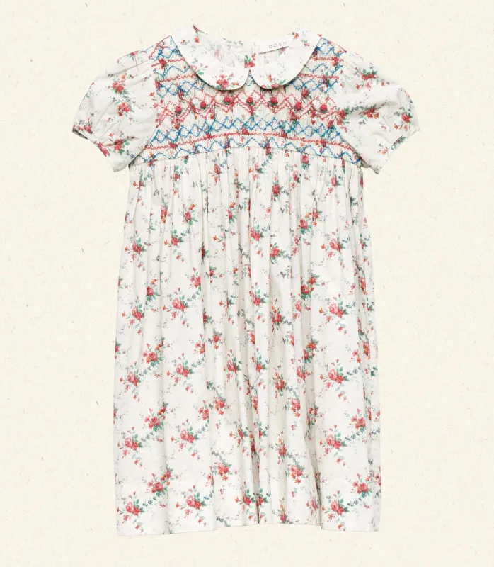 ROSETTE DRESS -- LIBERTY ALESSIA ROSE sold by Doen