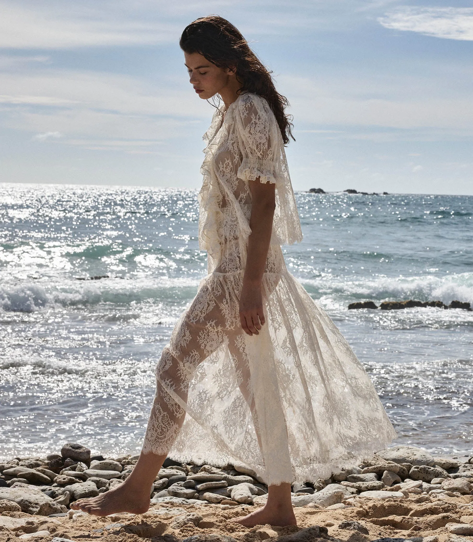 SEBASTIANE SKIRT -- SEA SALT sold by Doen product image thumbnail 2