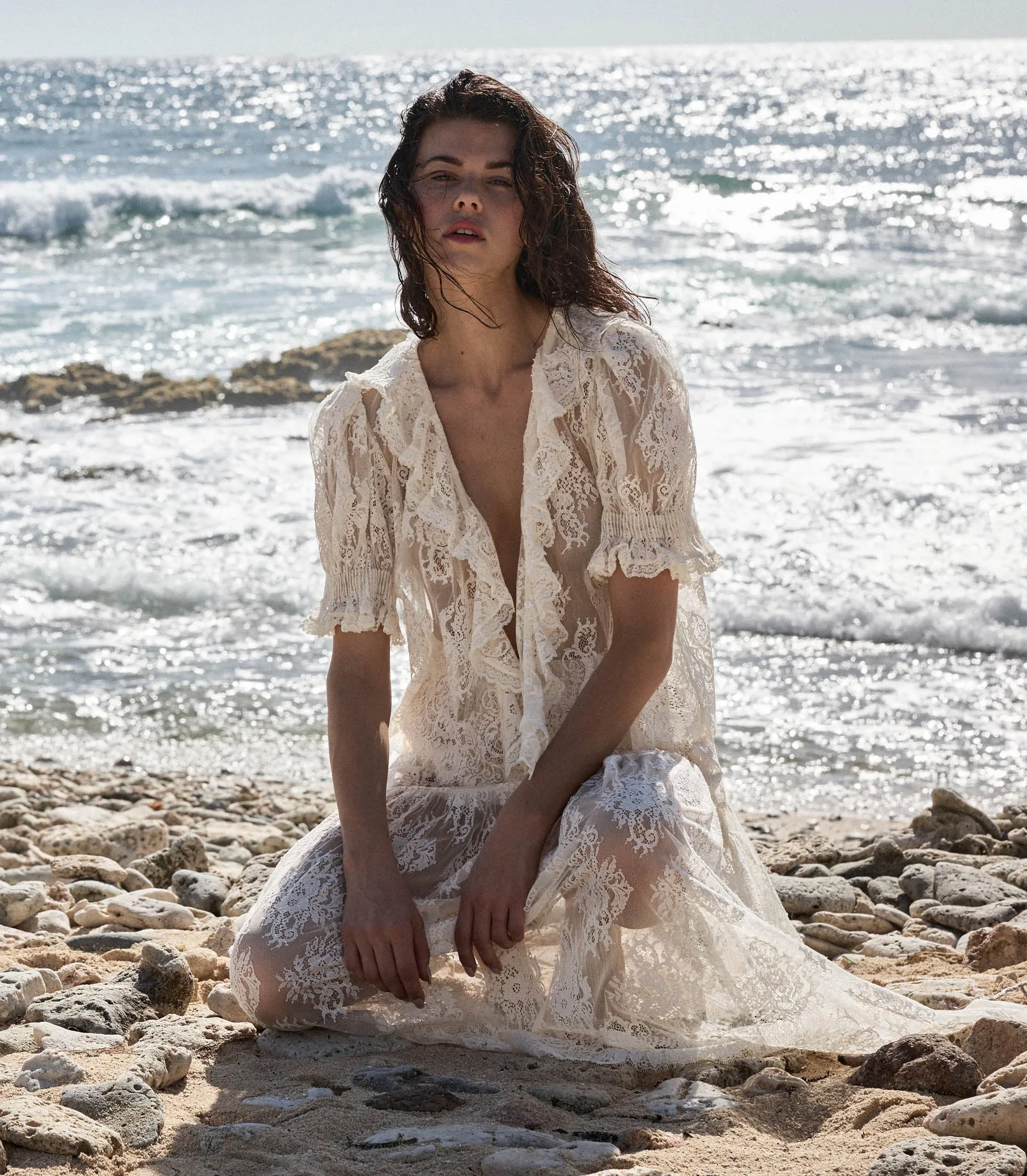 SEBASTIANE SKIRT -- SEA SALT sold by Doen product image thumbnail 3