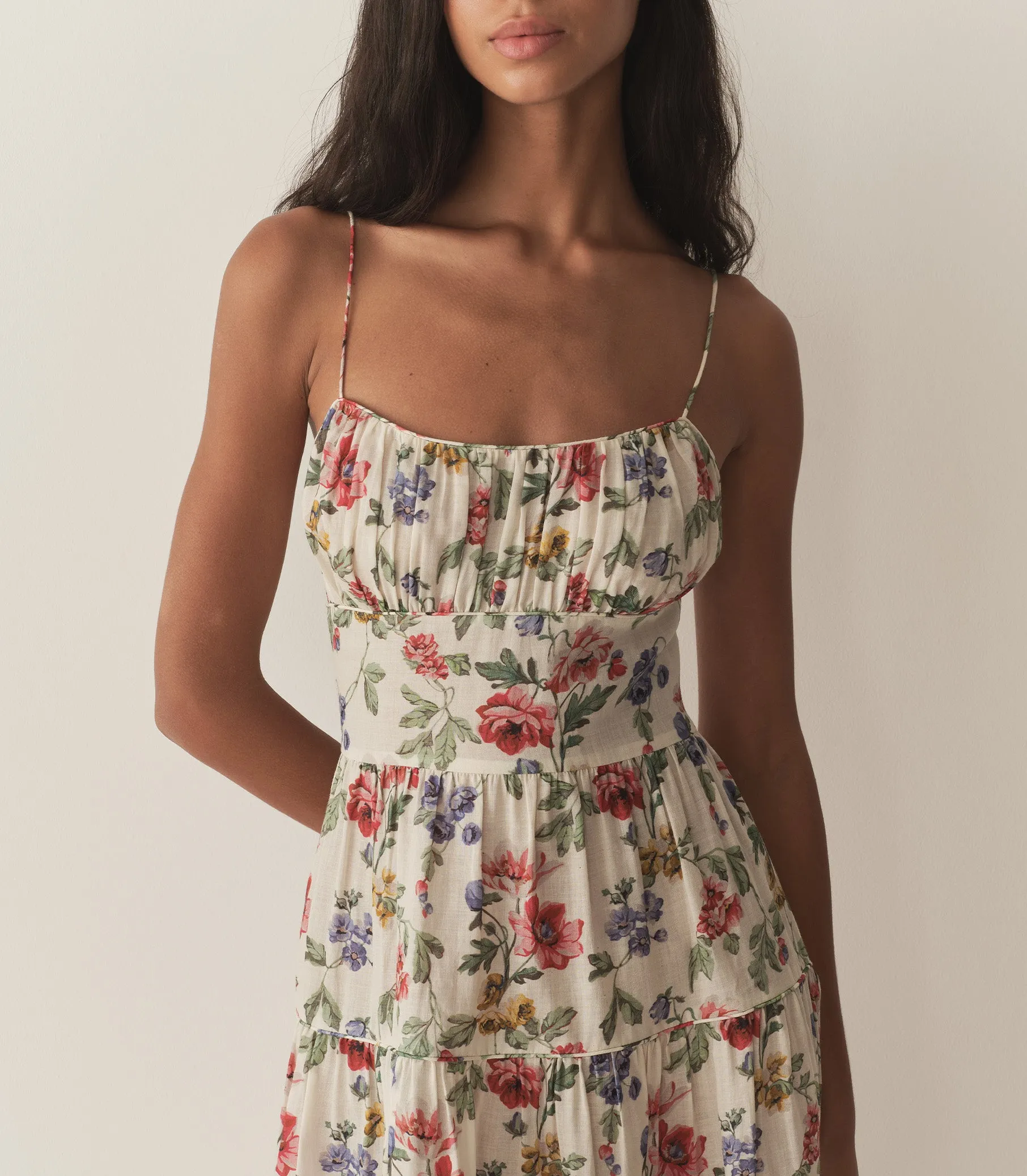 BENOIT DRESS -- IVORY WILD ROSE sold by Doen product image thumbnail 2