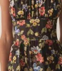 BENOIT DRESS -- NOIR WILD ROSE sold by Doen