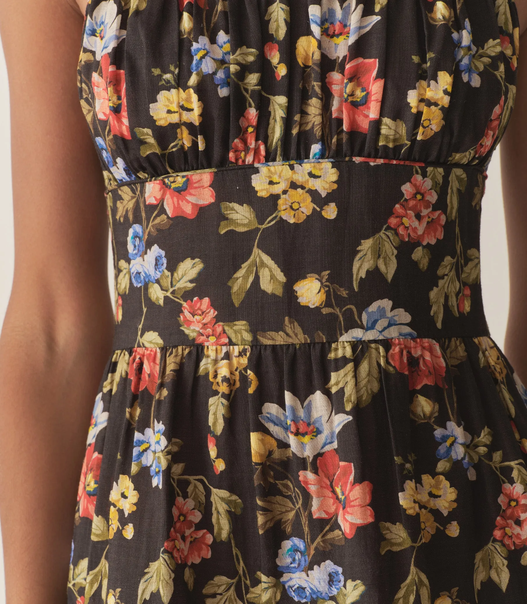 BENOIT DRESS -- NOIR WILD ROSE sold by Doen product image thumbnail 3