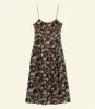 BENOIT DRESS -- NOIR WILD ROSE sold by Doen