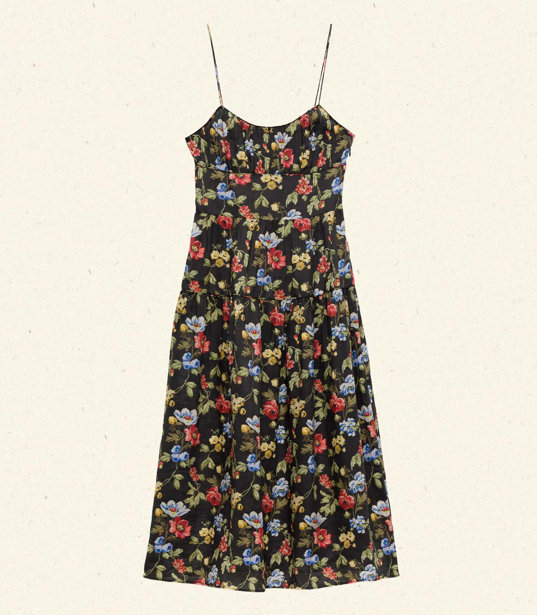 BENOIT DRESS -- NOIR WILD ROSE sold by Doen product image thumbnail 5
