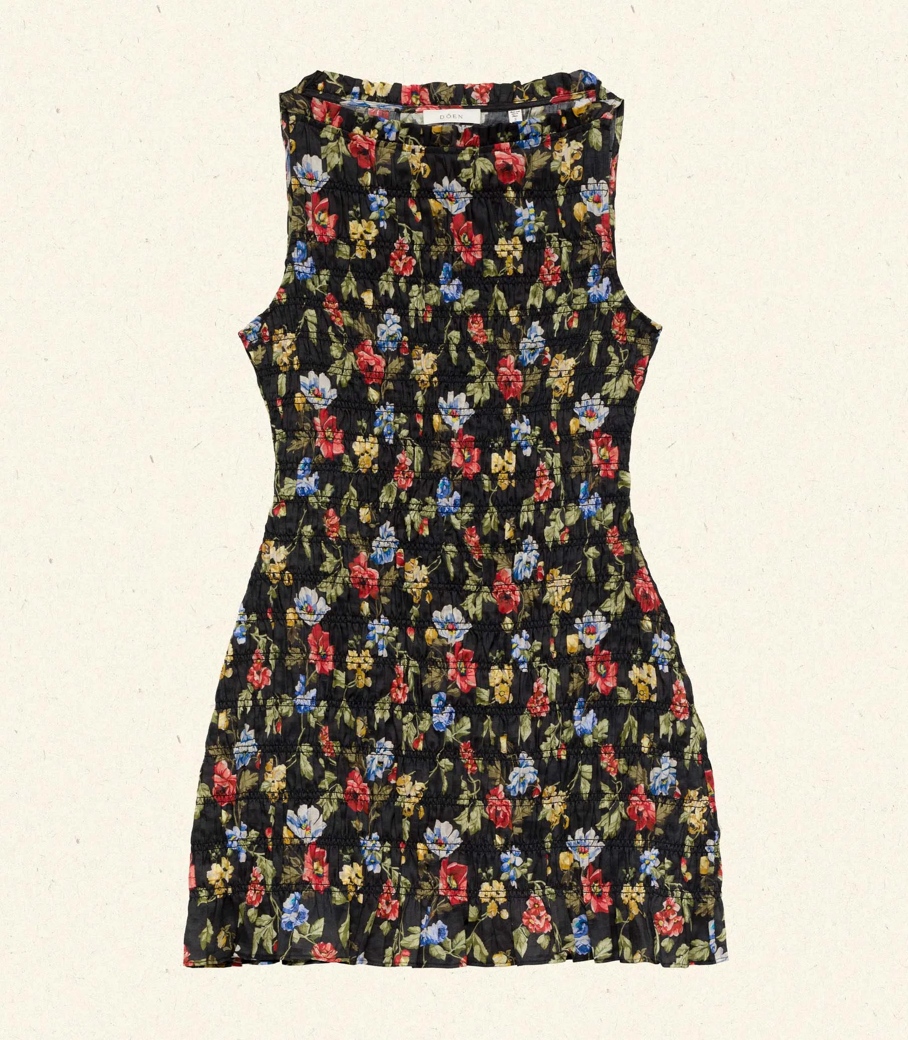 GIANNA DRESS -- NOIR WILD ROSE sold by Doen product image thumbnail 5