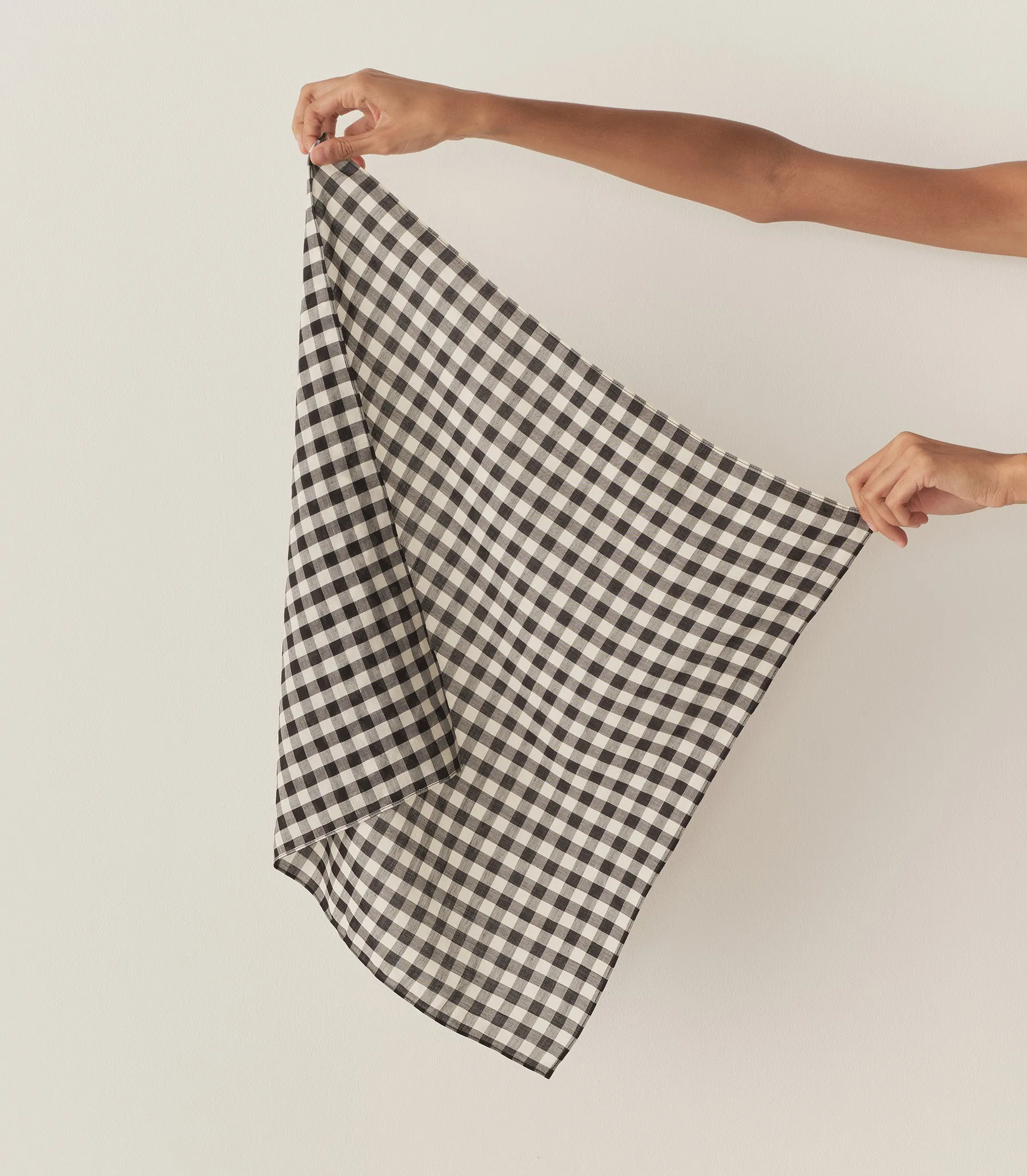 PETIT PENNY BANDANA -- BLACK MARILYN GINGHAM sold by Doen product image thumbnail 3