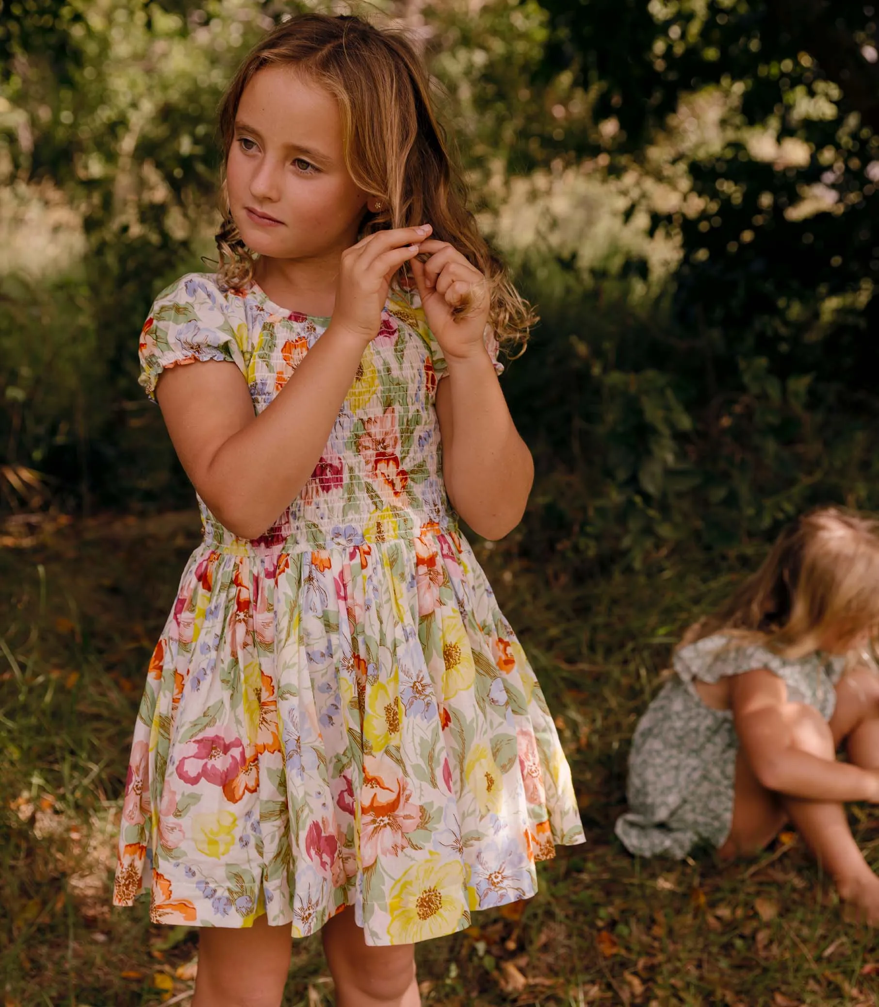 MAE DRESS -- BLANC ANEMONE BLOOM sold by Doen product image thumbnail 3