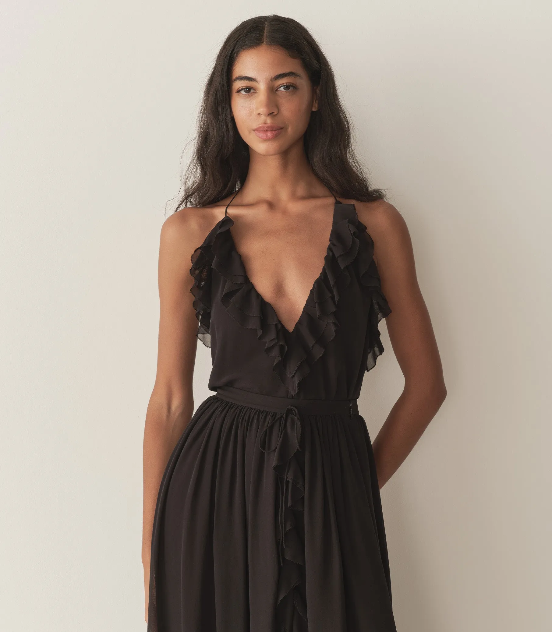 EMMELIE TOP -- BLACK sold by Doen