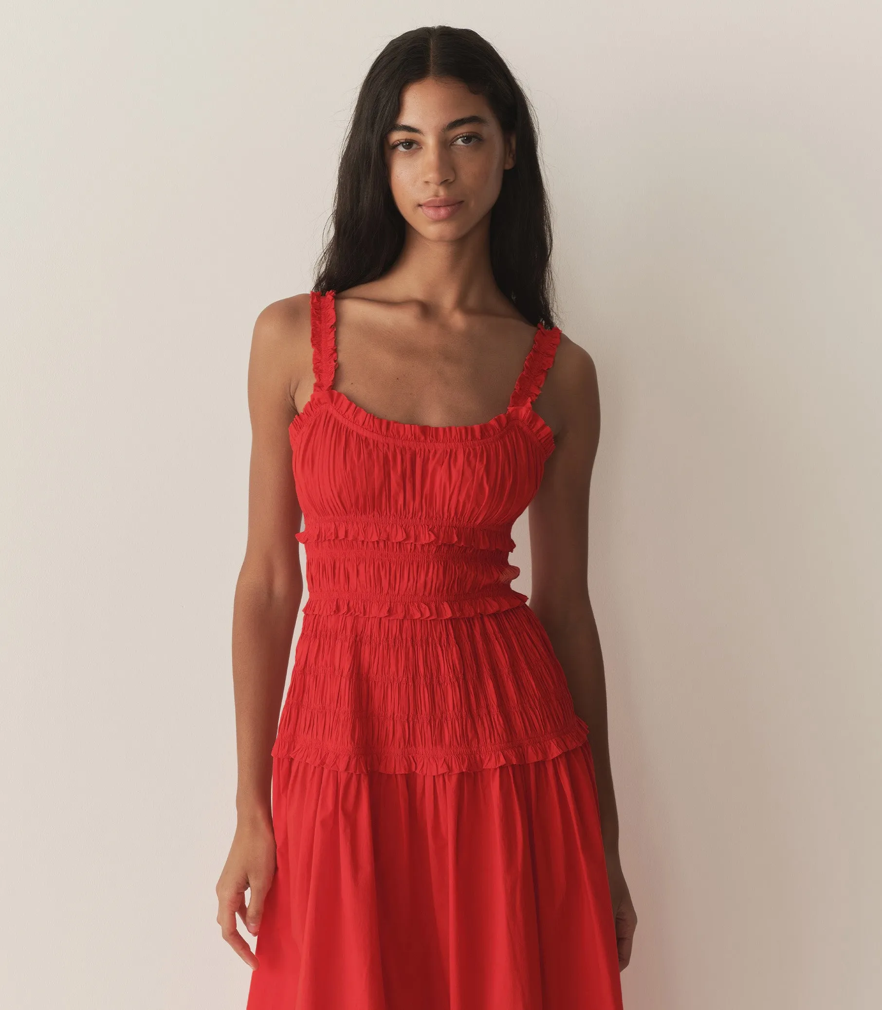 MARIANNE DRESS -- CARMINE sold by Doen product image thumbnail 3