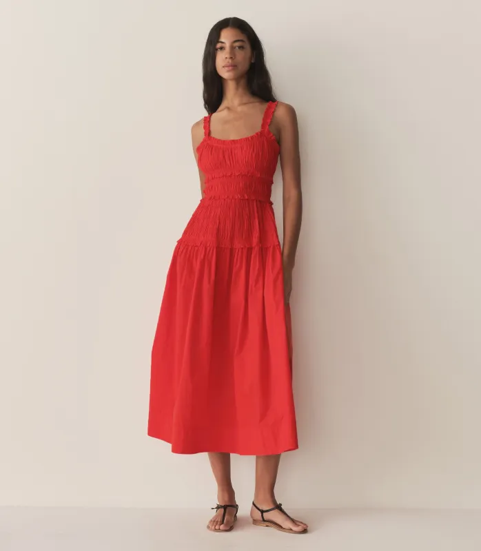 MARIANNE DRESS -- CARMINE sold by Doen