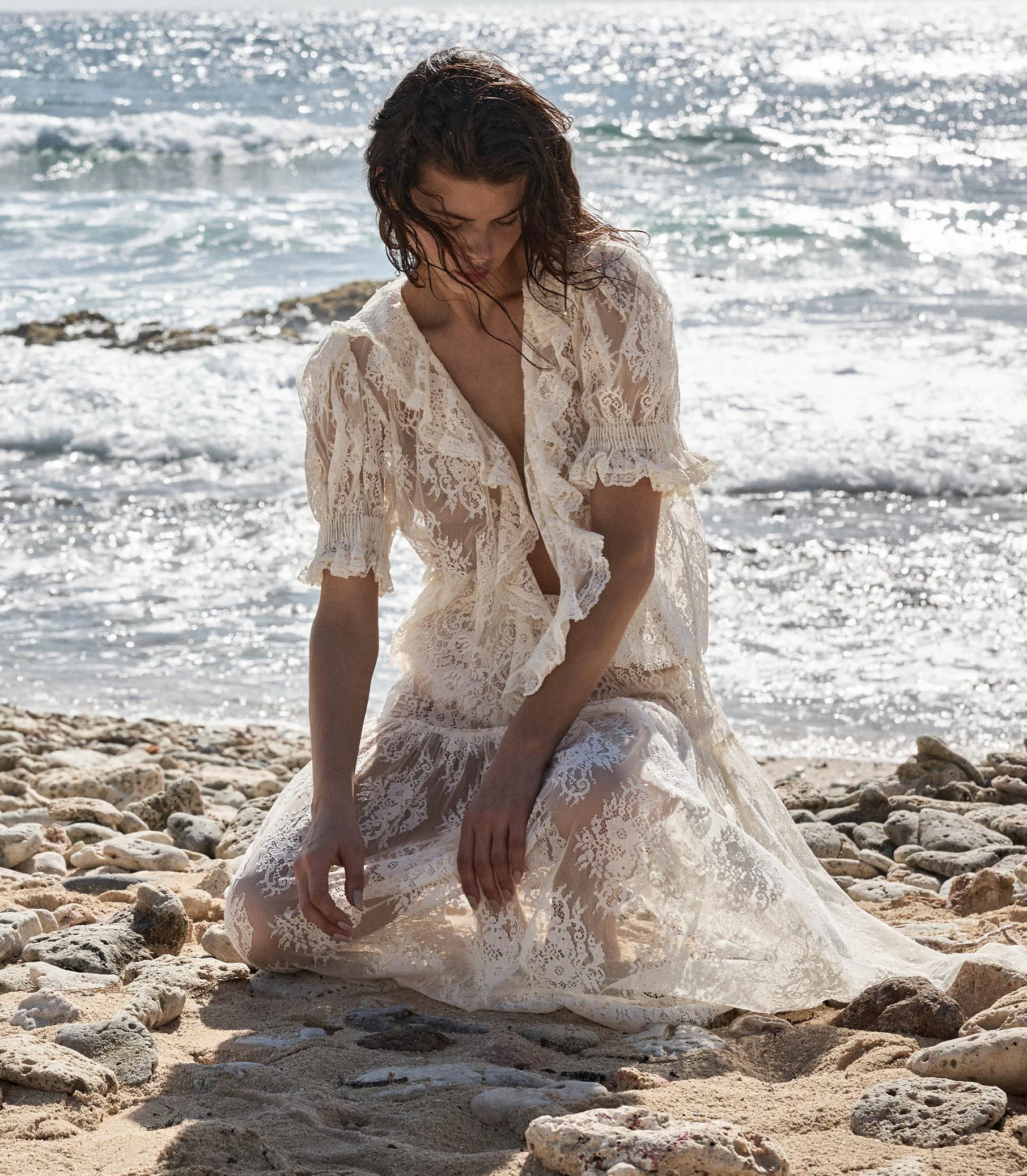 HENRI TOP -- SEA SALT sold by Doen product image thumbnail 2