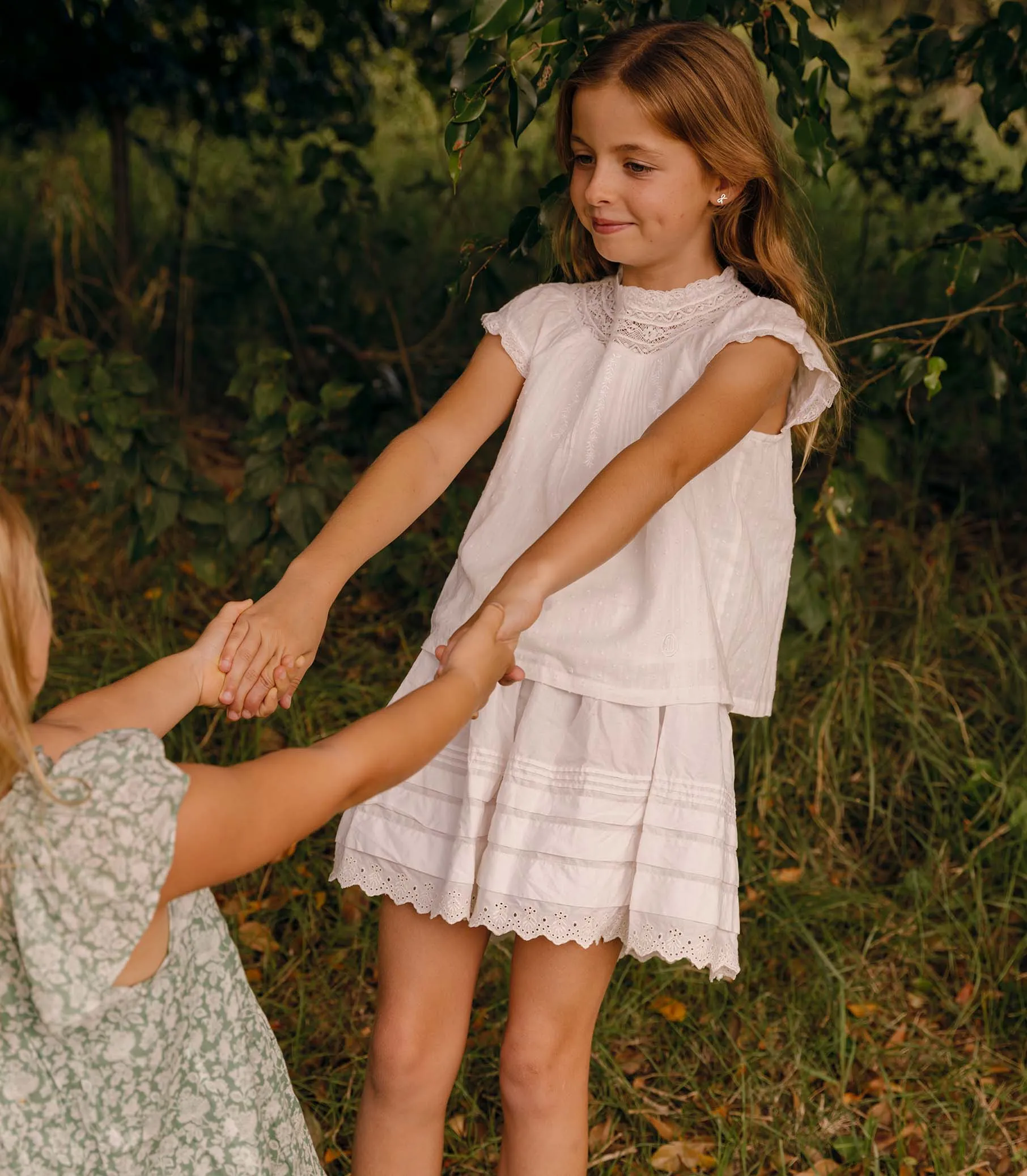 LITTLE SEBASTIANE SKIRT -- SALT sold by Doen product image thumbnail 4