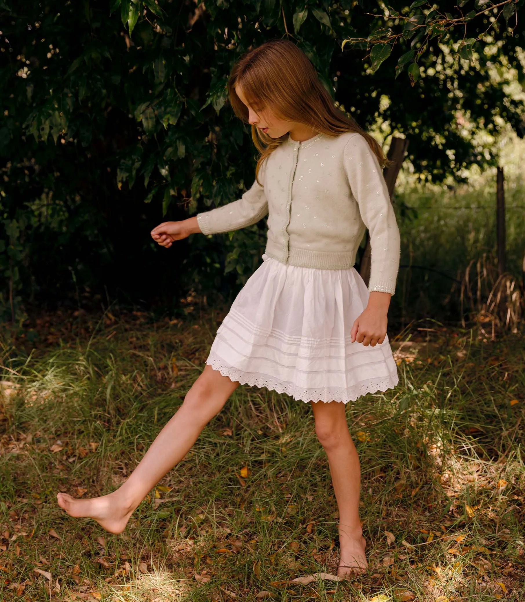 LITTLE SEBASTIANE SKIRT -- SALT sold by Doen