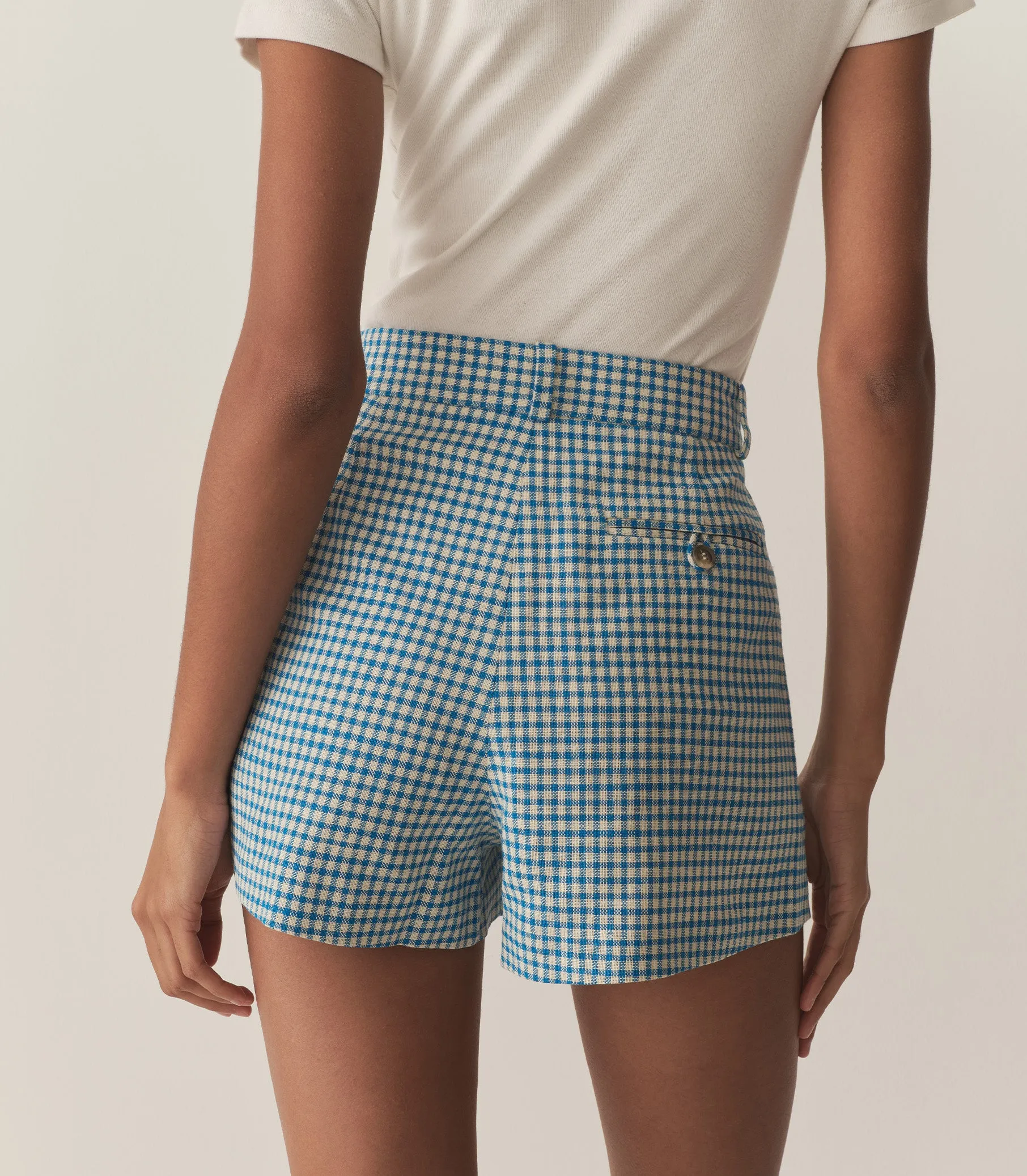 KINGSLEY SHORT -- SOUTHAMPTON GINGHAM sold by Doen product image thumbnail 3