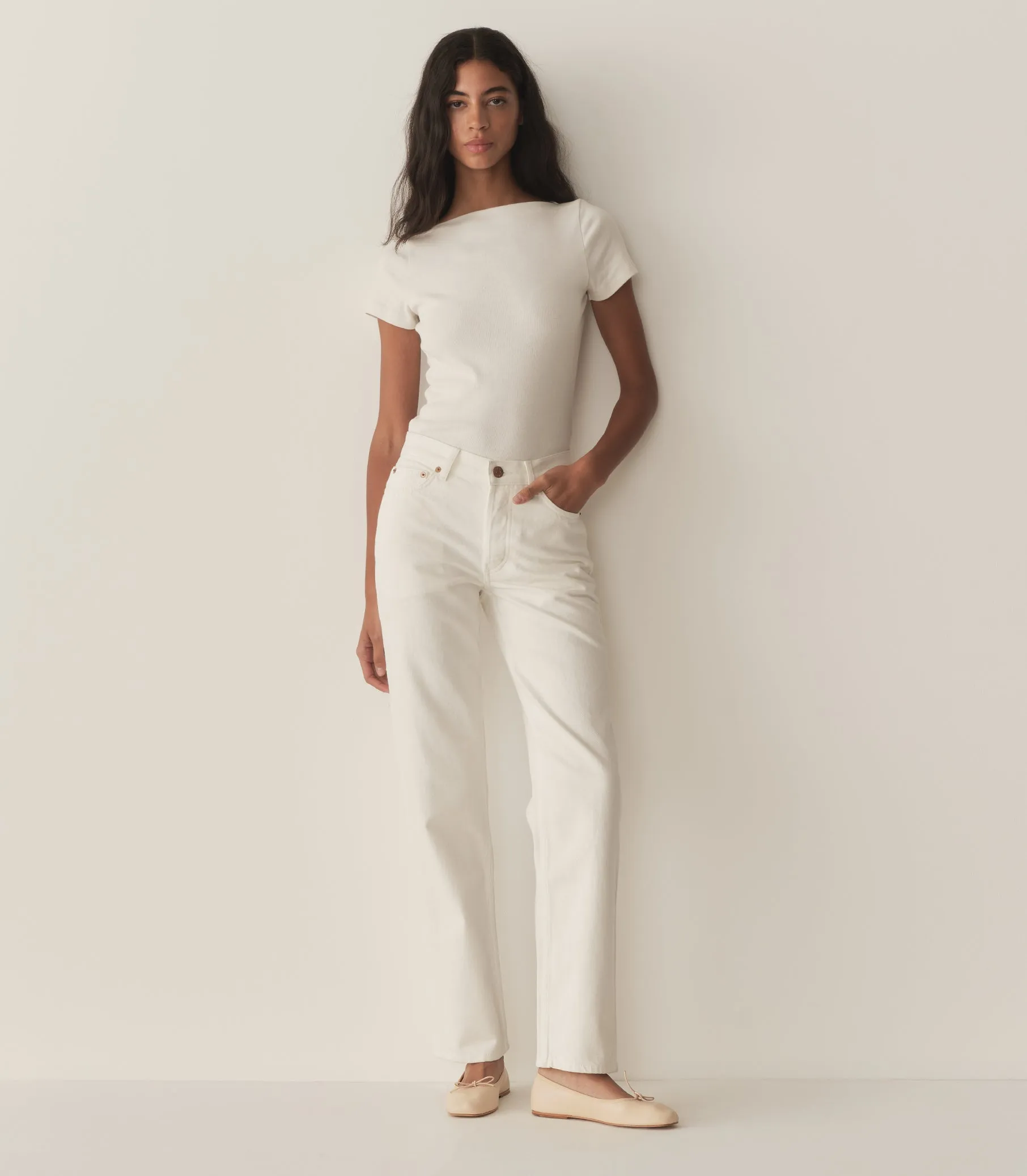 LEONE JEAN -- SALT RINSE WASH sold by Doen