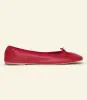 FIFI BALLET FLAT -- RED NAPPA sold by Doen
