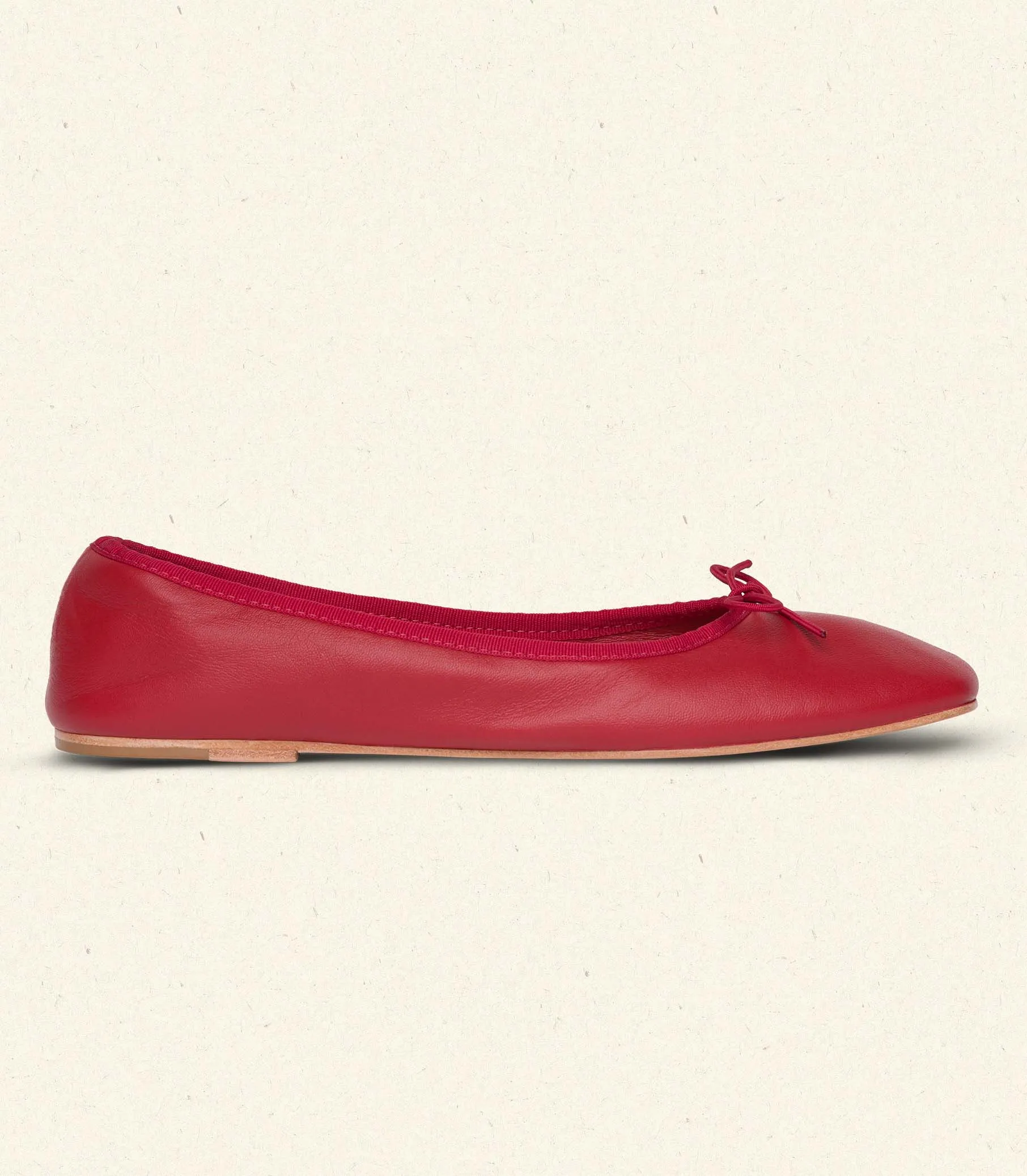 FIFI BALLET FLAT -- RED NAPPA sold by Doen product image thumbnail 4