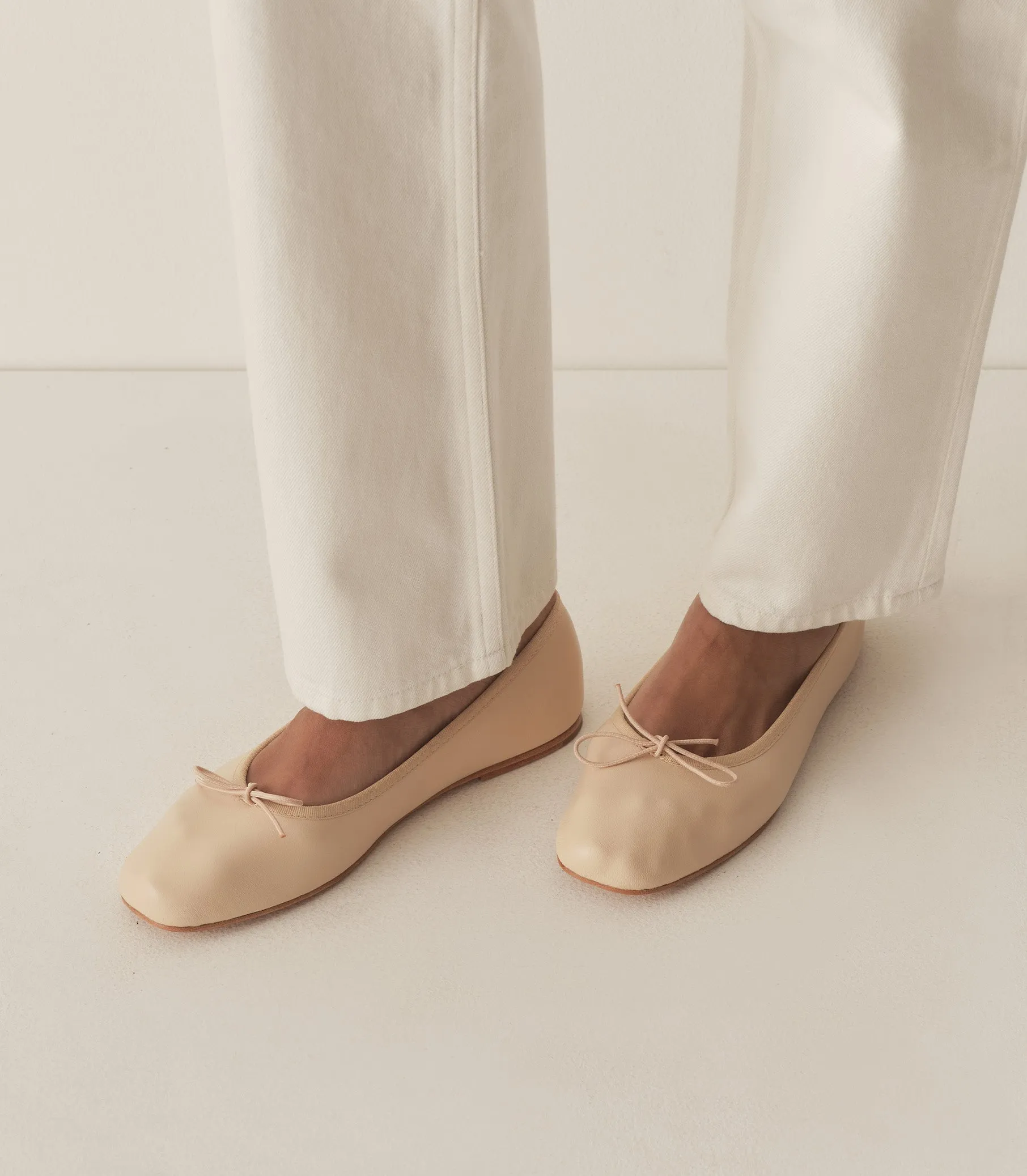 FIFI BALLET FLAT -- NUDE NAPPA sold by Doen product image thumbnail 2