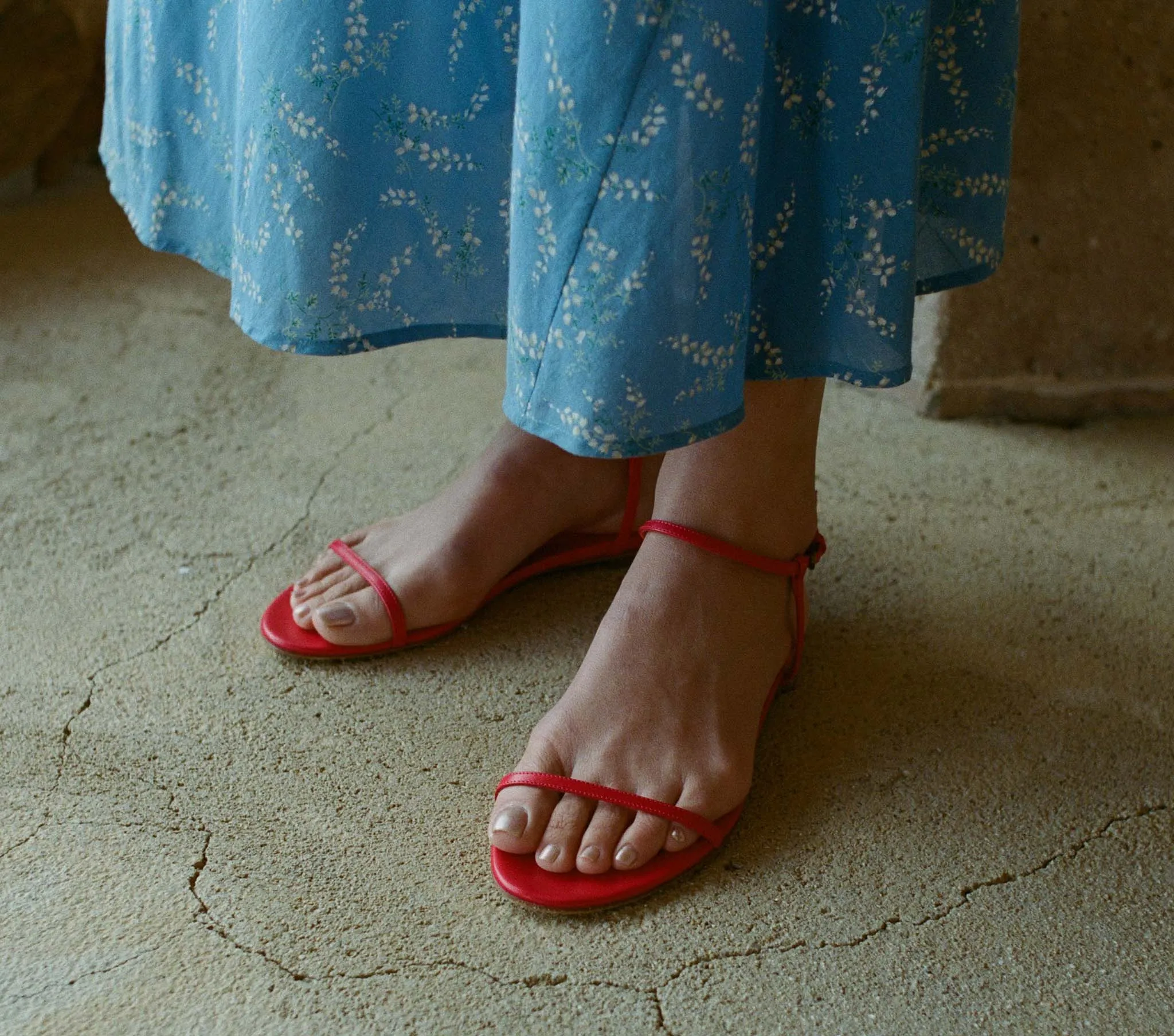 SARTENE SANDAL -- RED NAPPA sold by Doen product image thumbnail 2