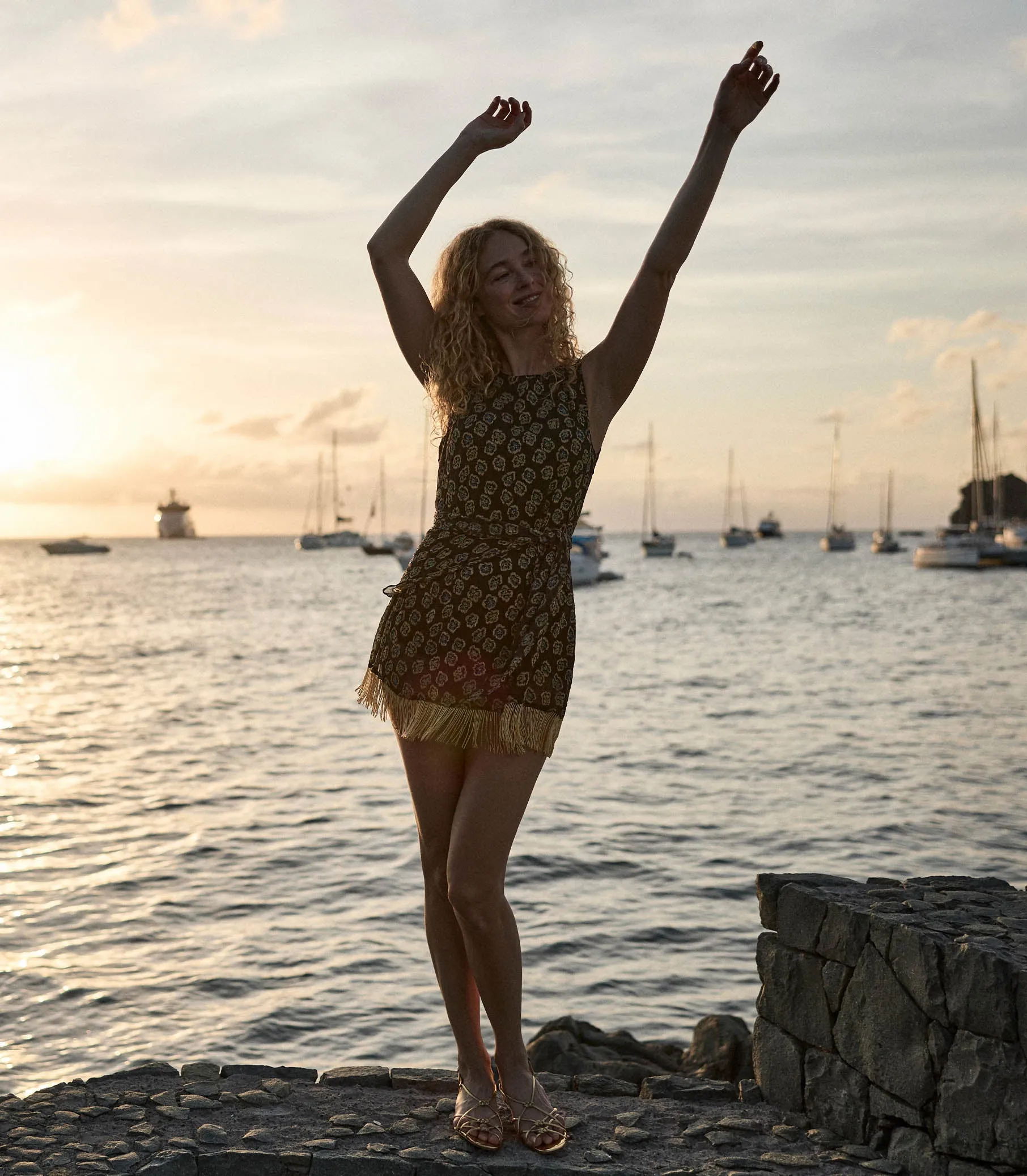 LIZA DRESS -- JONI FLORAL sold by Doen product image thumbnail 3