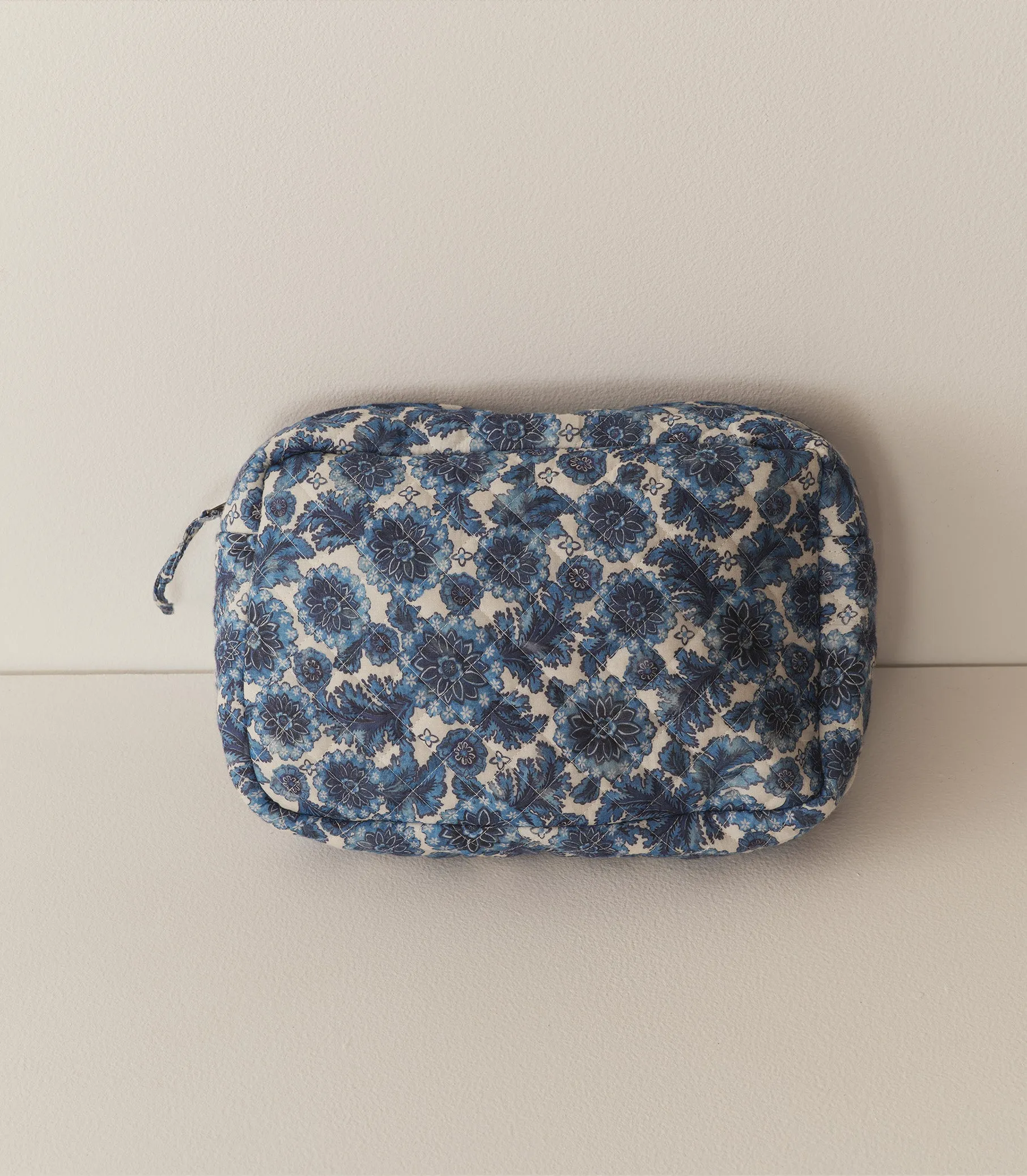 GRANDE QUINCE POUCH -- BLEU SOLEIL FLEURIT sold by Doen product image thumbnail 2