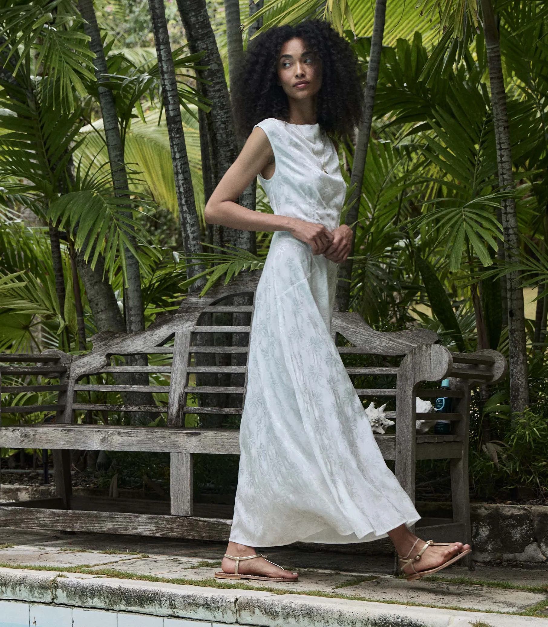 LOUISA DRESS -- SALT MARGUERITE JOLIE sold by Doen product image thumbnail 3