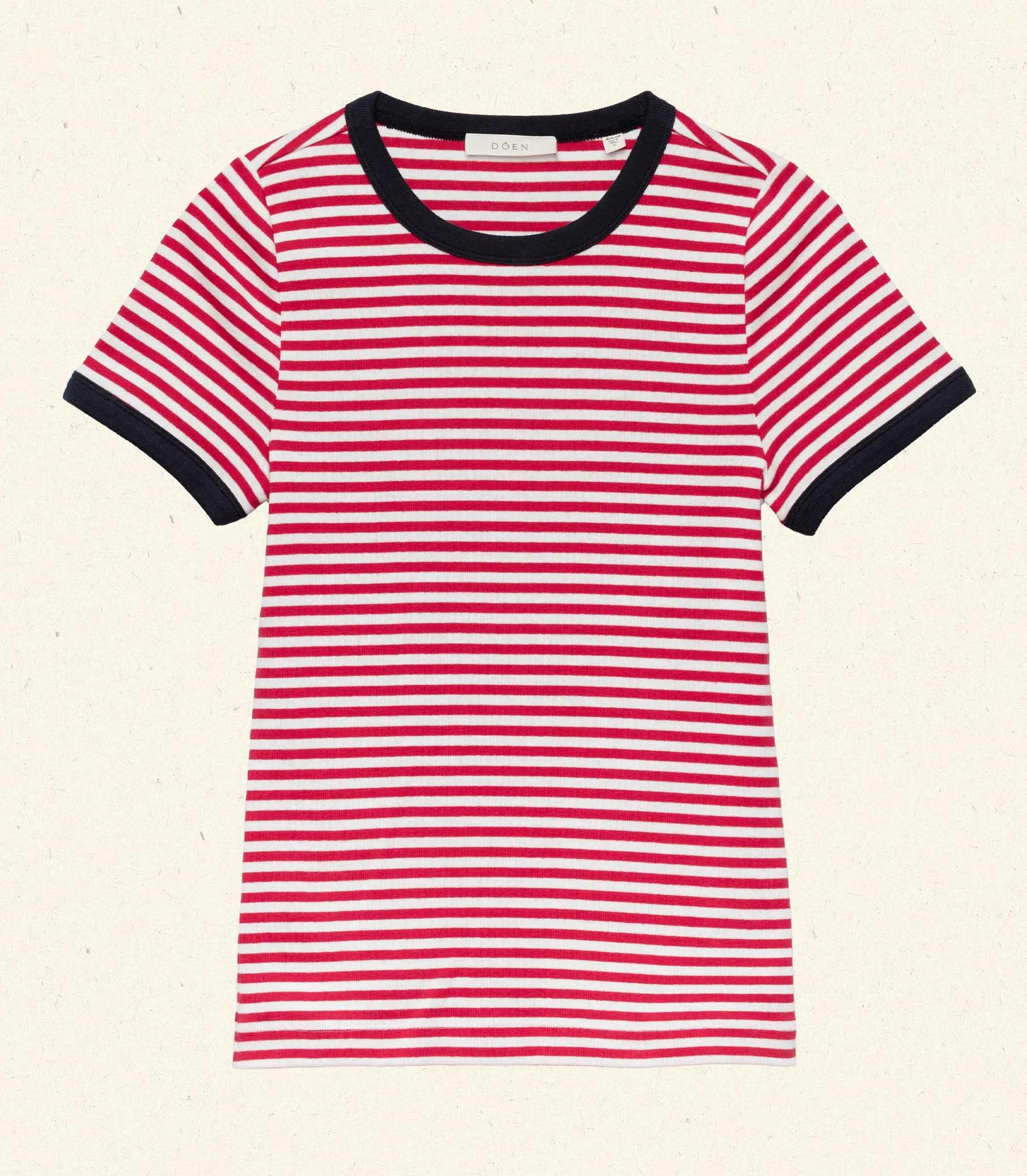 VIVI TEE -- ROUGE NANTUCKET STRIPE sold by Doen product image thumbnail 4